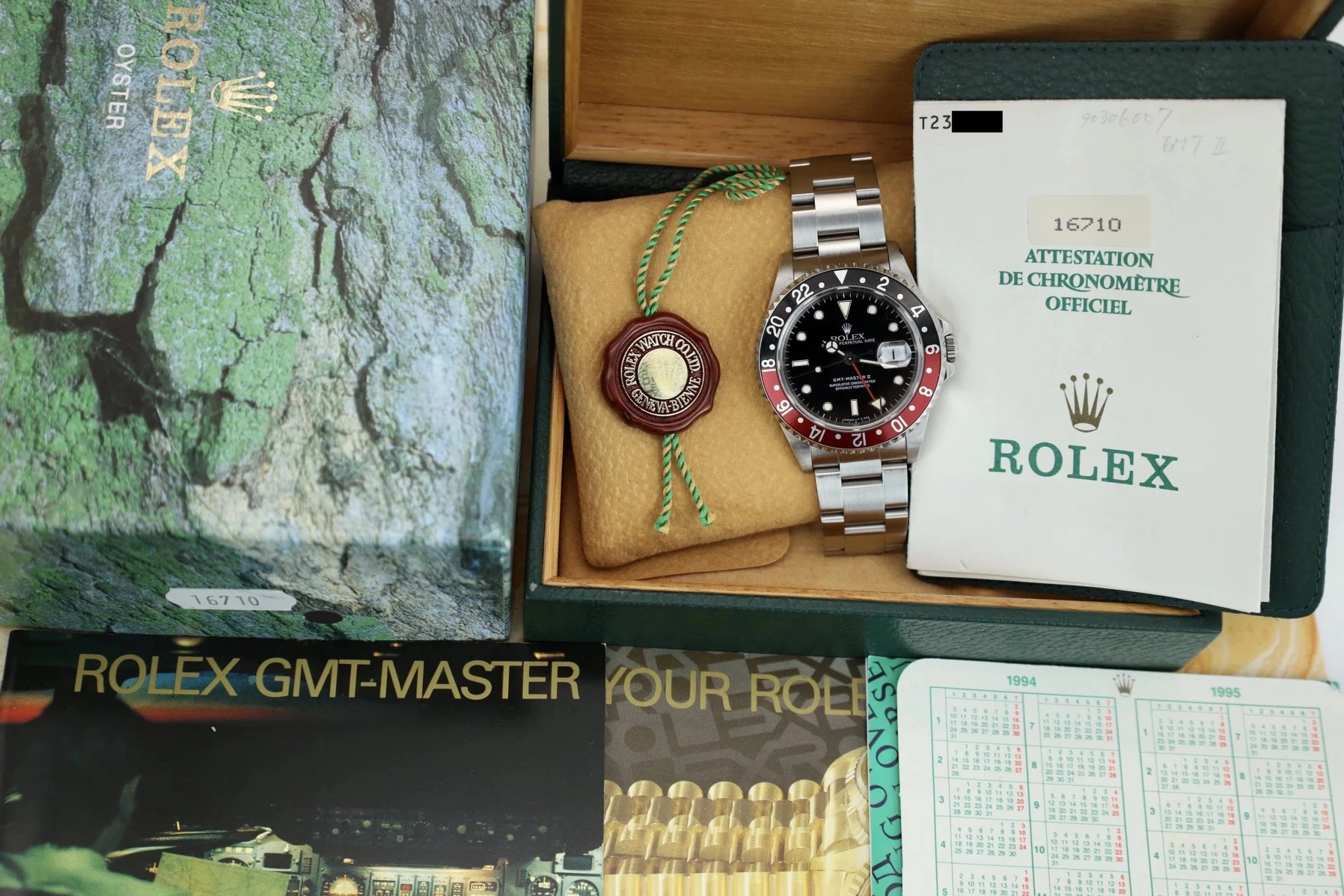 1995 Rolex GMT Master II Ref. 16710 Coke | Full Set - Sierra Time Co