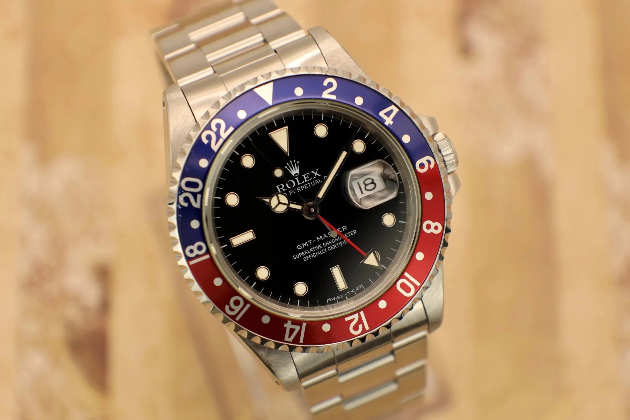 1995 Rolex GMT Master Ref. 16700 Pepsi | Creamy Patina - Sierra Time Co