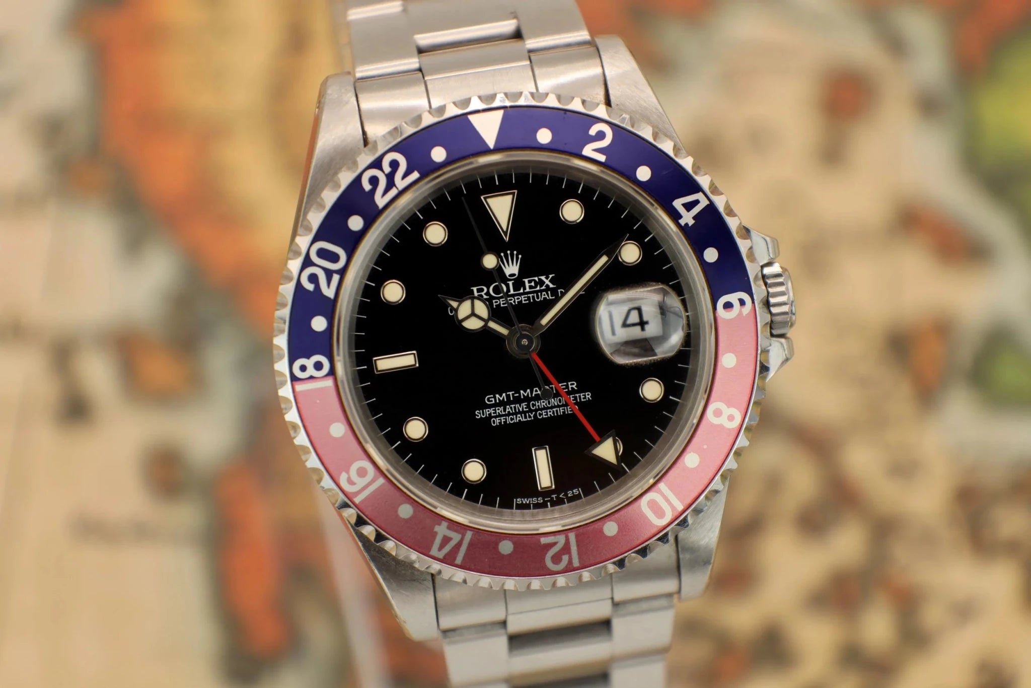 1995 Rolex GMT Master Ref. 16700 pepsi | Creamy Patina | Box and Papers - Sierra Time Co