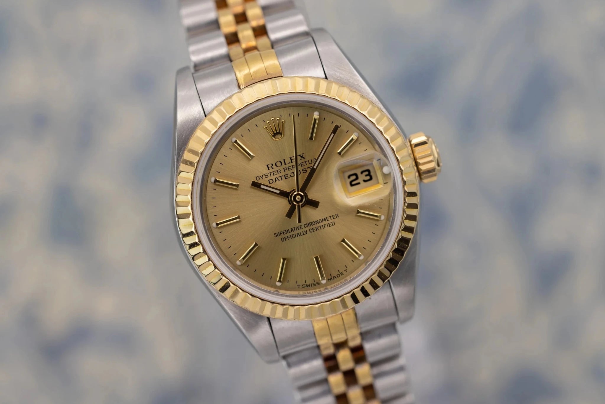 1995 Rolex Ladies Datejust Ref. 69173 | Champagne Dial | 2025 RSC Card - Sierra Time Co