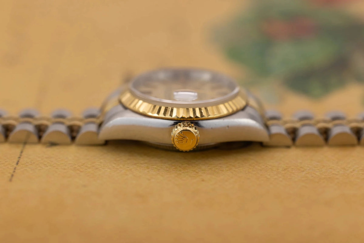 1995 Rolex Ladies Datejust Ref. 69173 | Champagne Dial | Papers - Sierra Time Co