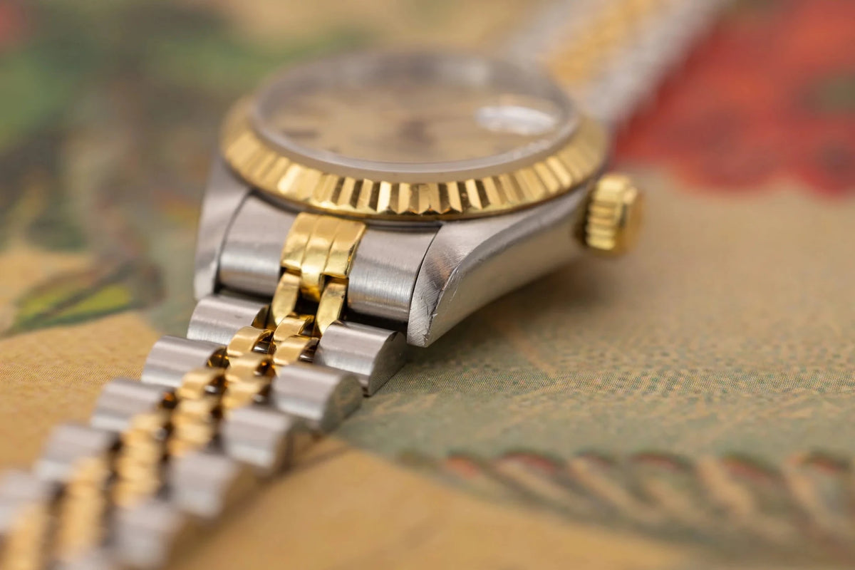 1995 Rolex Ladies Datejust Ref. 69173 | Champagne Dial | Papers - Sierra Time Co