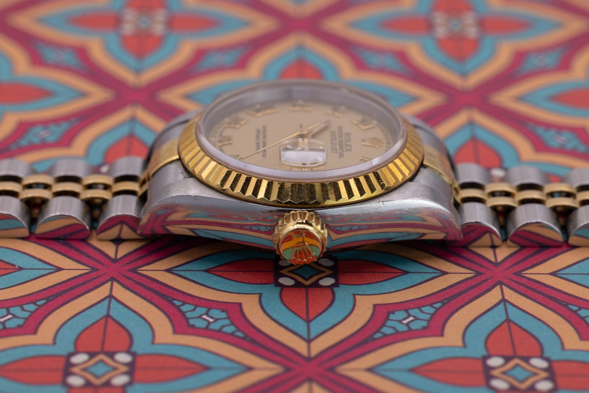 1995 Rolex Ladies Datejust Ref. 69173 | Champagne Roman Numeral Dial - Sierra Time Co