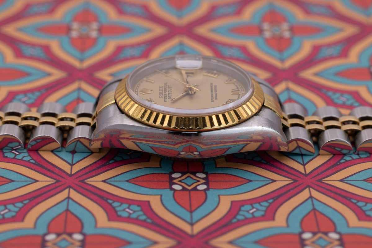 1995 Rolex Ladies Datejust Ref. 69173 | Champagne Roman Numeral Dial - Sierra Time Co