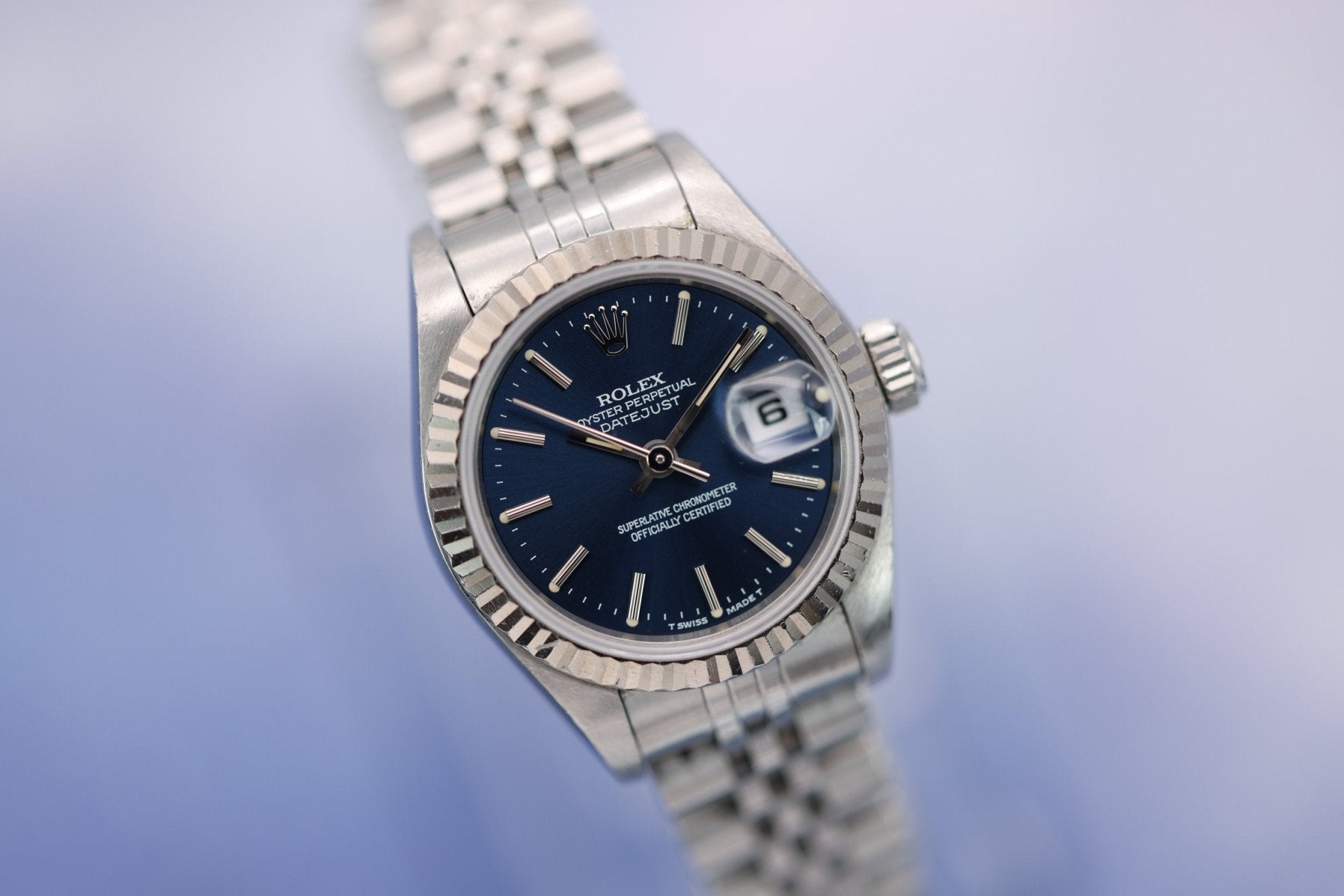 1995 Rolex Ladies Datejust Ref. 69174 | Blue Dial - Sierra Time Co