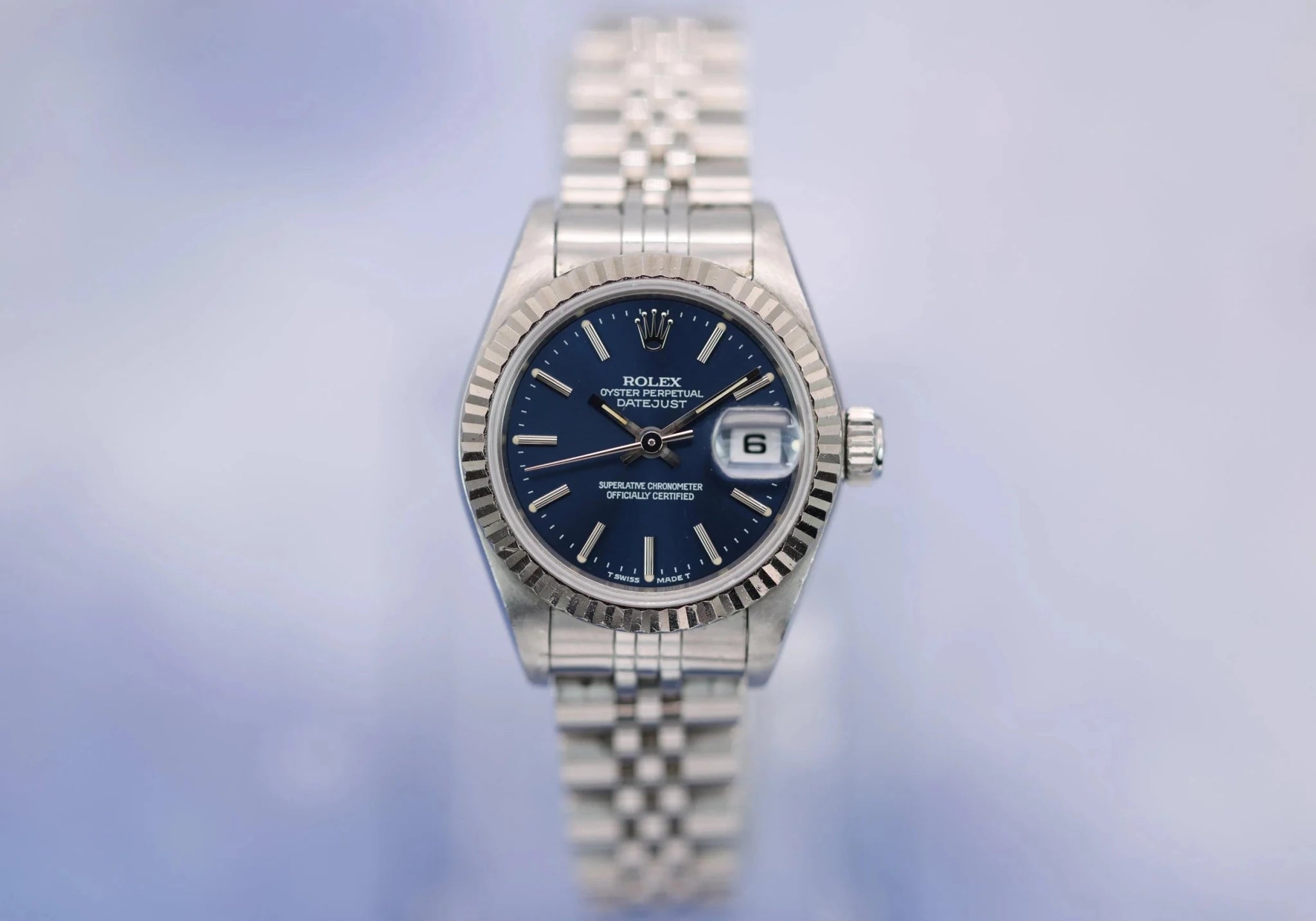 1995 Rolex Ladies Datejust Ref. 69174 | Blue Dial - Sierra Time Co