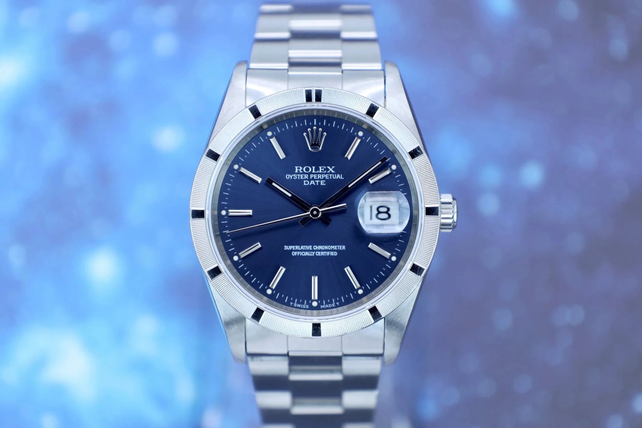 1995 Rolex Oyster Perpetual Date Ref. 15210 | Blue Dial - Sierra Time Co