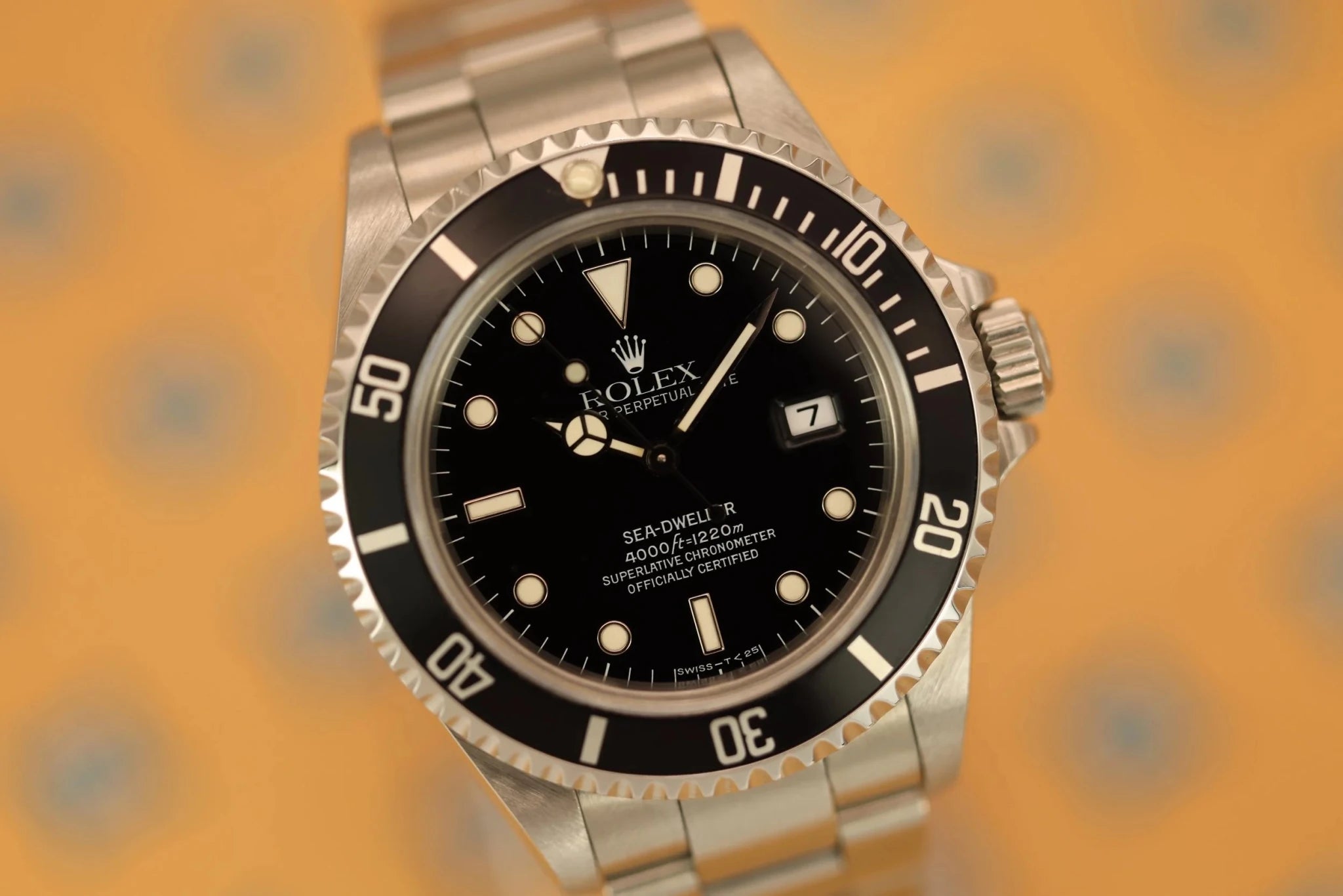 1995 Rolex Sea-Dweller Ref. 16600 | Creamy Patina - Sierra Time Co