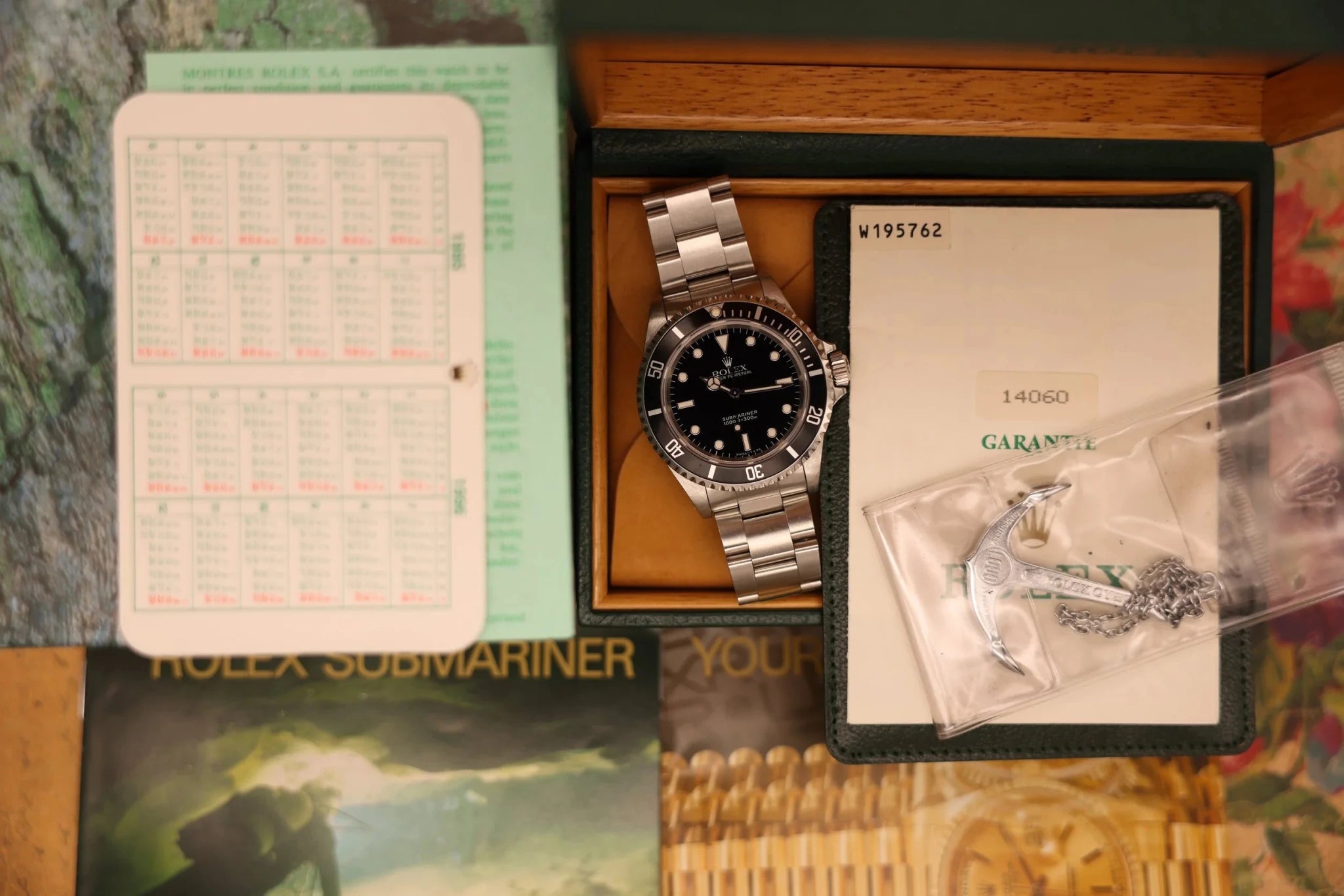 1995 Rolex Submariner Ref. 14060 | Creamy Patina | Box and Papers - Sierra Time Co