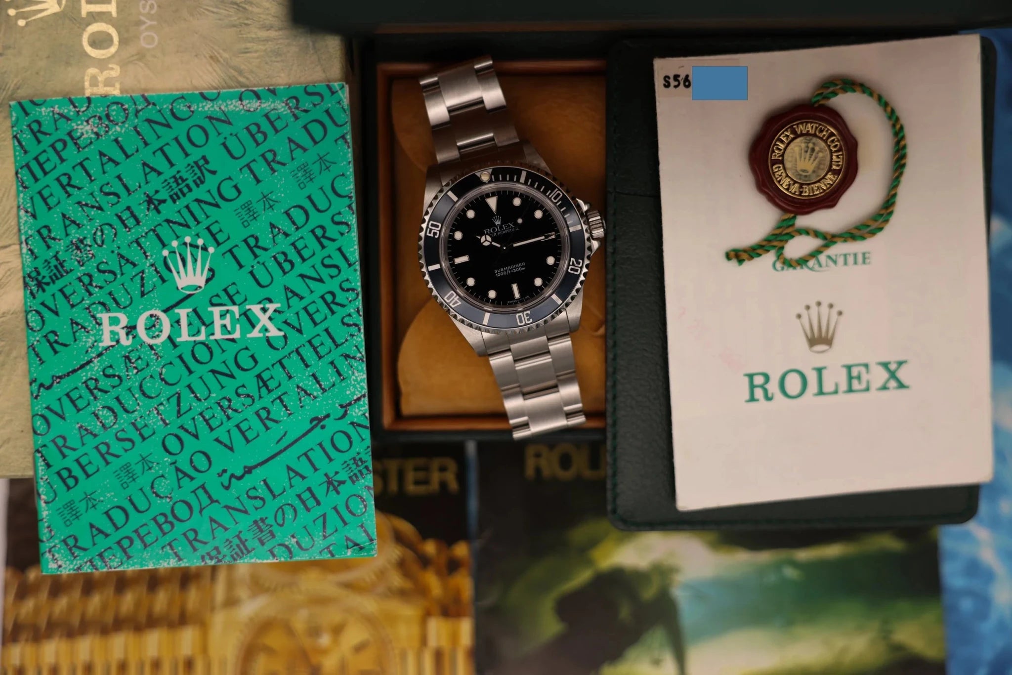 1995 Rolex Submariner Ref. 14060 | Midnight Blue Insert | Box and Papers - Sierra Time Co