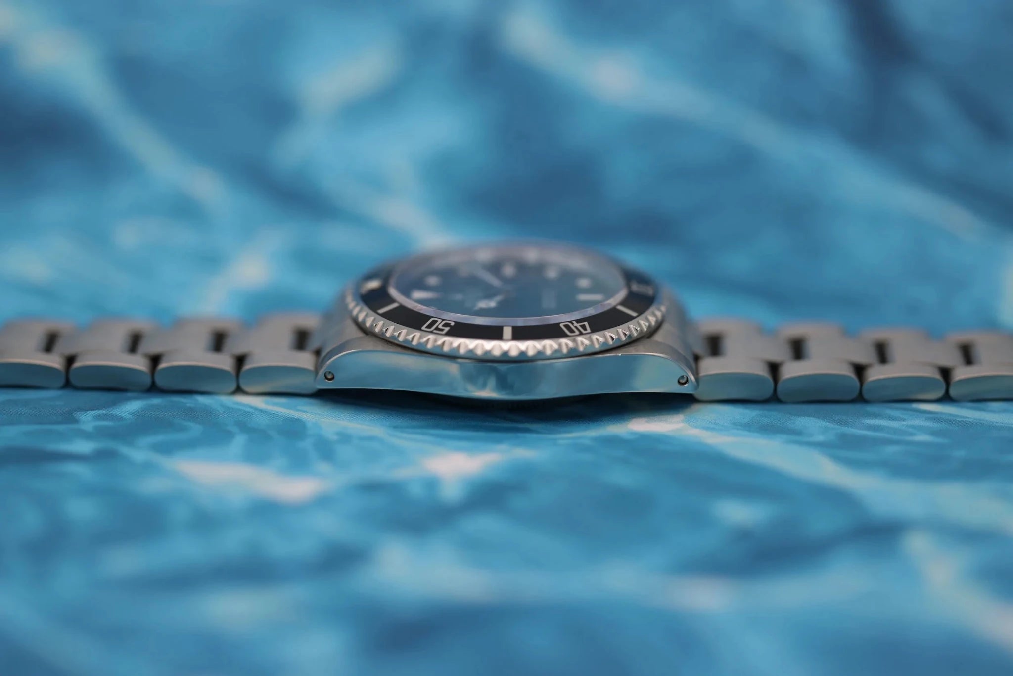 1995 Rolex Submariner Ref. 14060 | Midnight Blue Insert | Box and Papers - Sierra Time Co