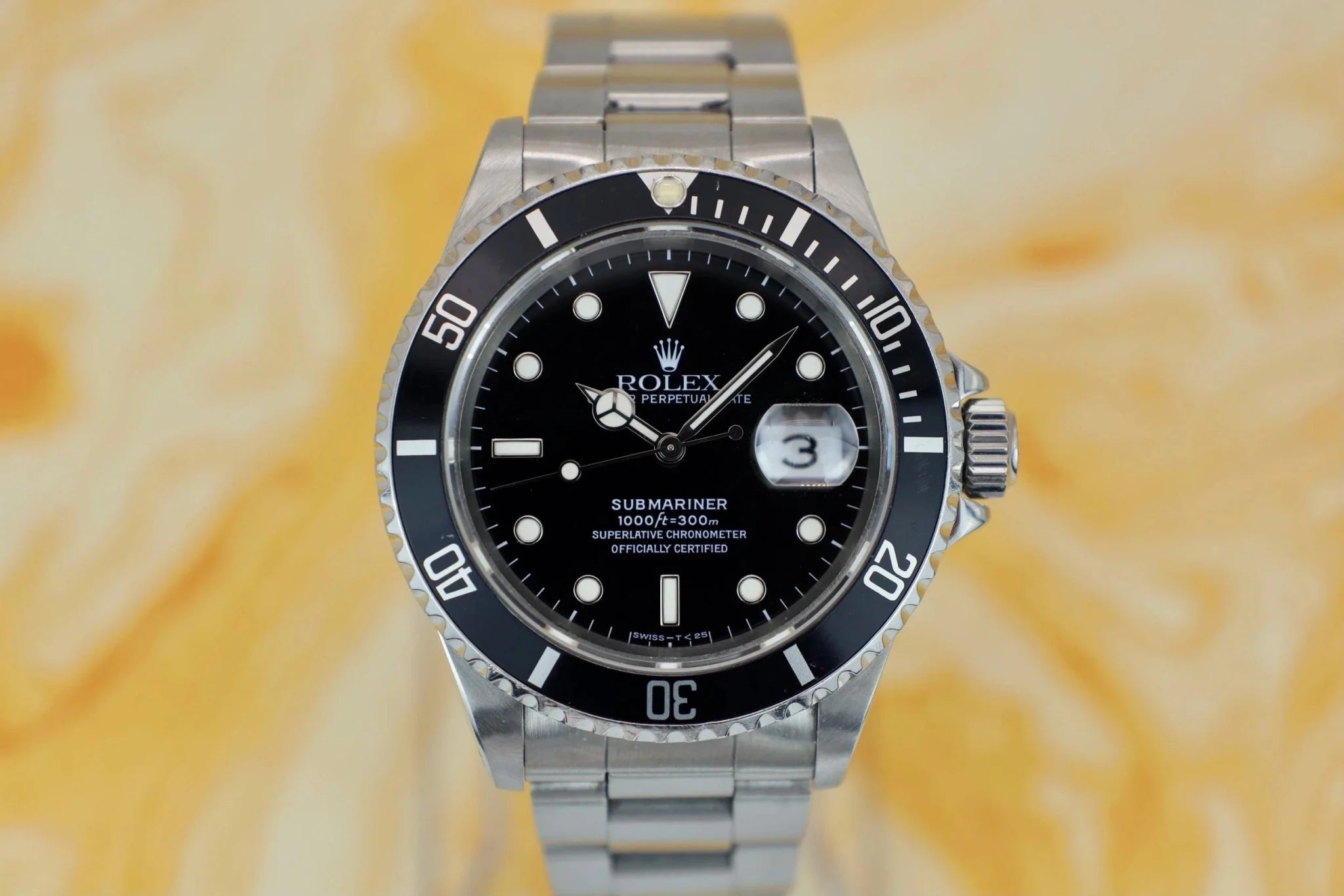 1995 Rolex Submariner Ref. 16610 | Box and Papers - Sierra Time Co