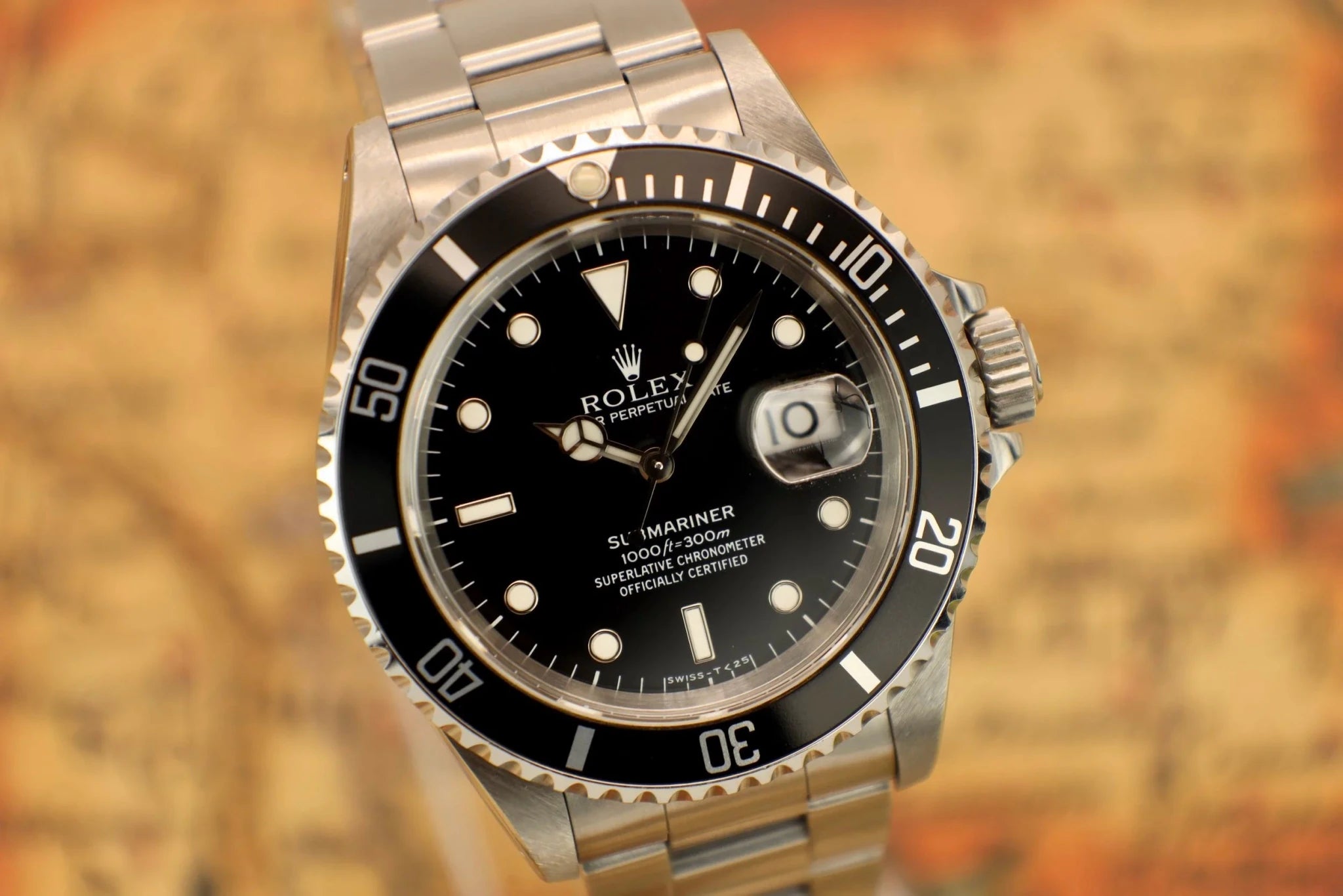 1995 Rolex Submariner Ref. 16610 | Creamy Patina - Sierra Time Co