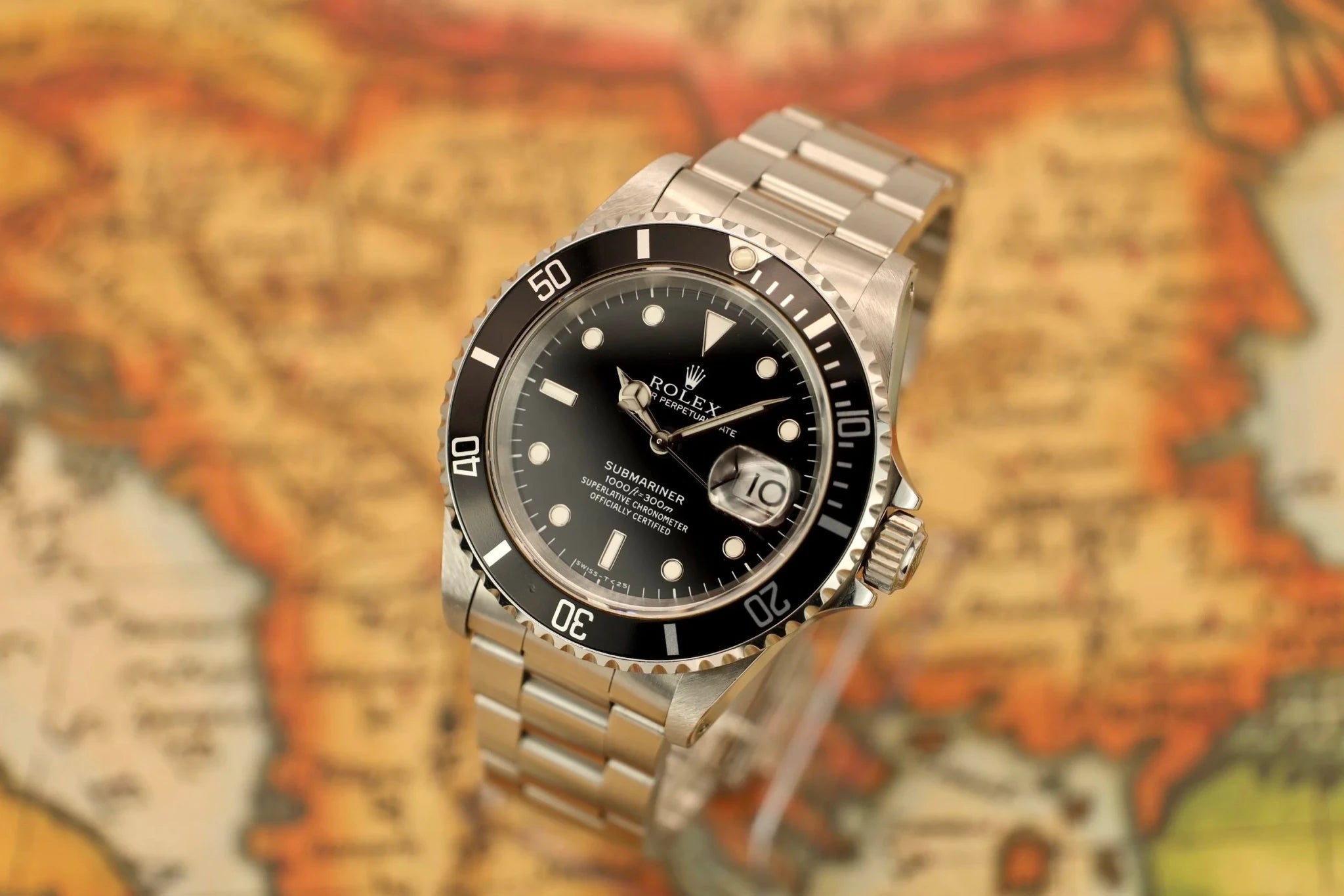 1995 Rolex Submariner Ref. 16610 | Creamy Patina - Sierra Time Co