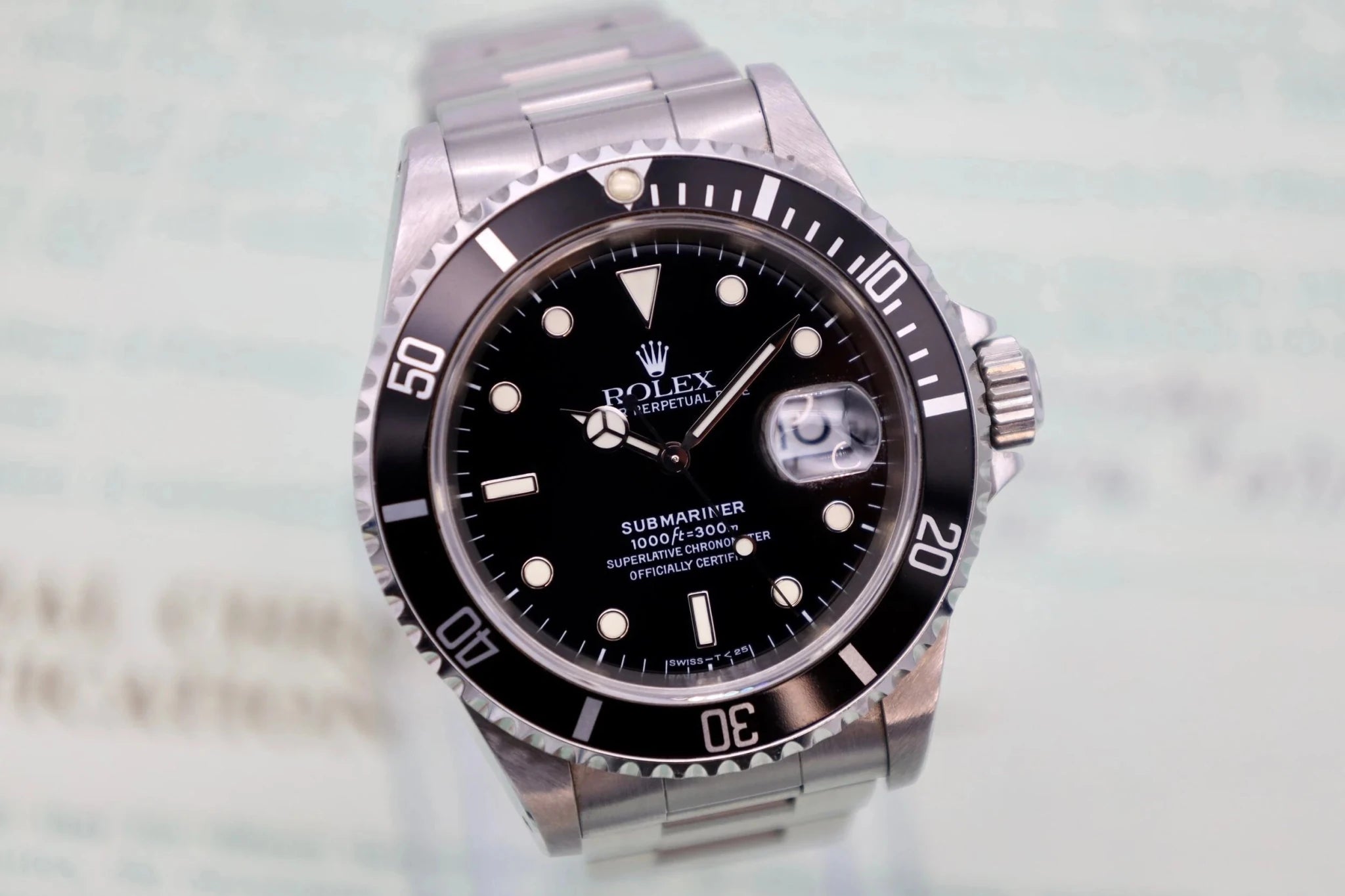 1995 Rolex Submariner Ref. 16610 | Papers - Sierra Time Co