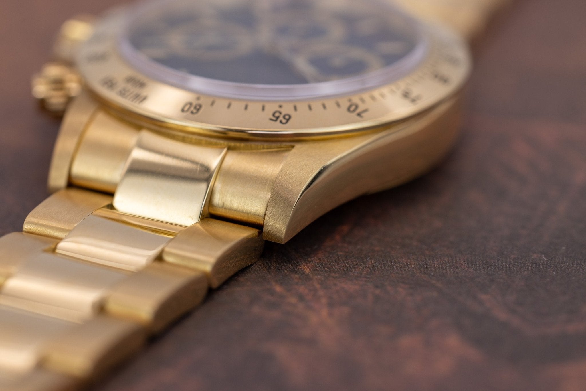 1995 Rolex Zenith Daytona Ref. 16528 | 18K Yellow Gold | Black Dial | Rolex CPO Guarantee Card - Sierra Time Co
