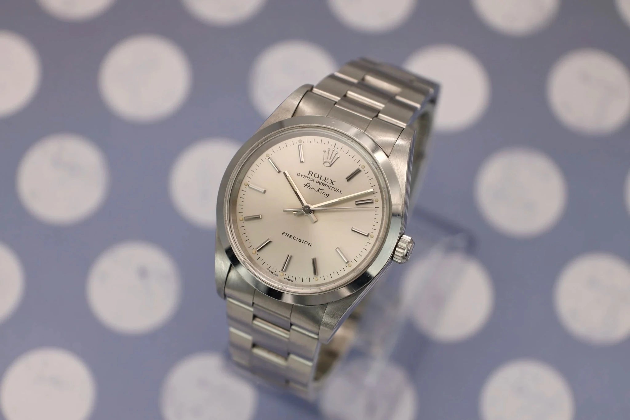 1996 Rolex Air-King Ref. 14000 | Silver Dial - Sierra Time Co
