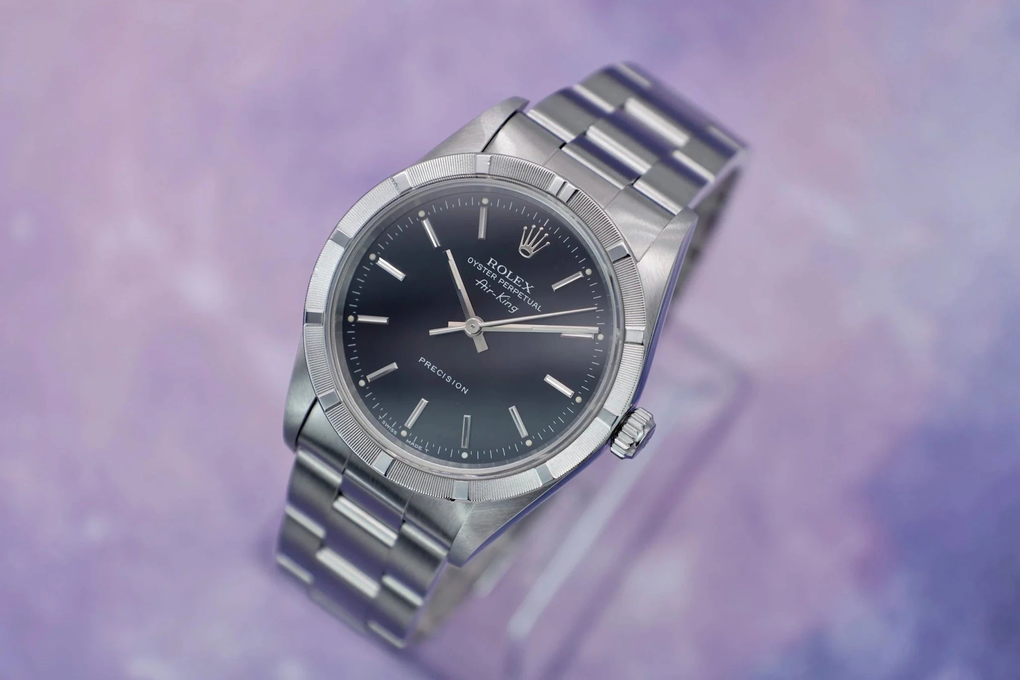 1996 Rolex Air-King Ref. 14010 | Black Dial - Sierra Time Co