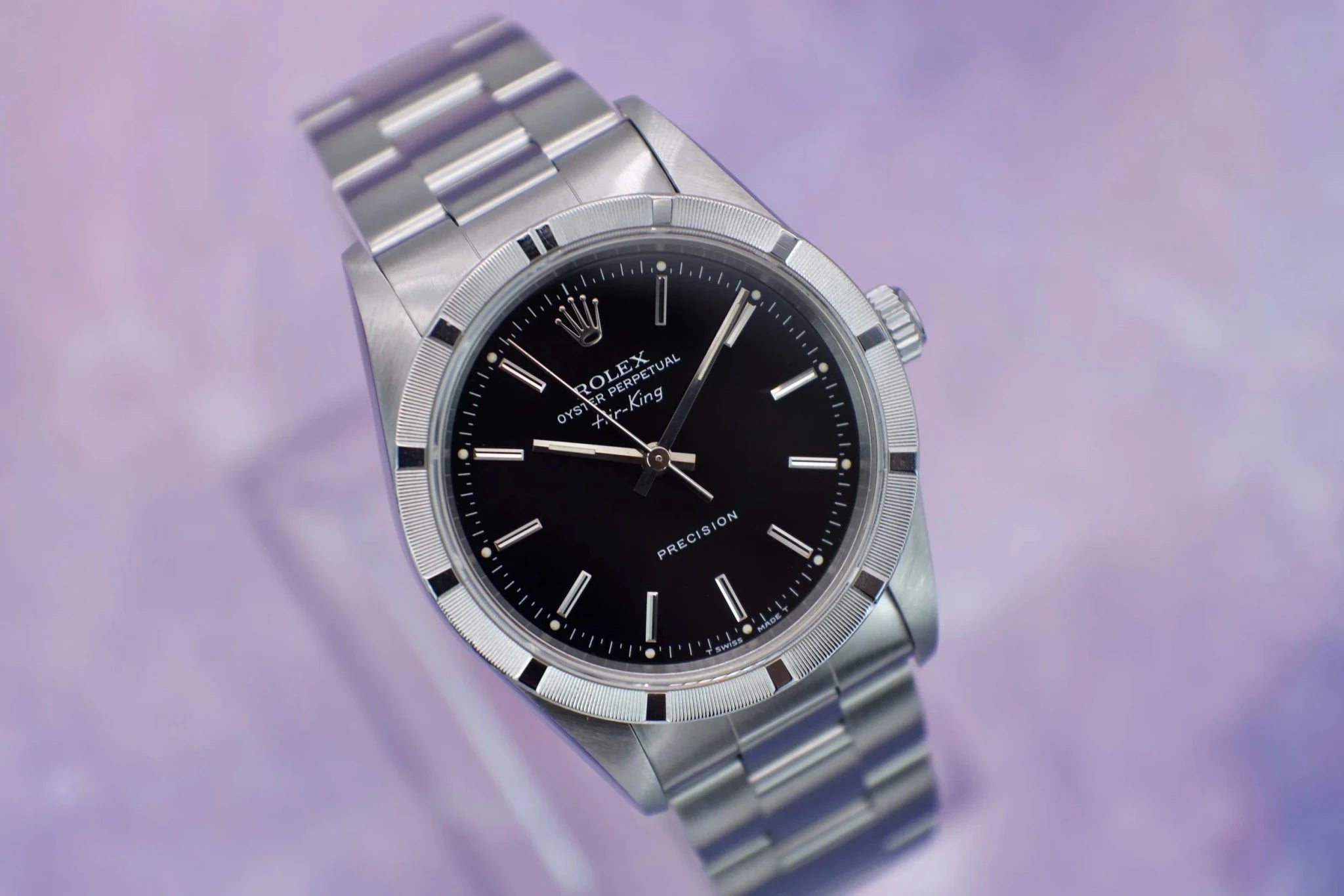 1996 Rolex Air-King Ref. 14010 | Black Dial - Sierra Time Co