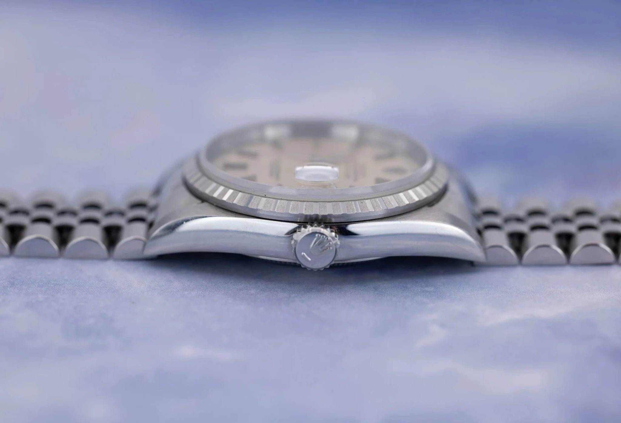 1996 Rolex Datejust Ref. 16220 | Silver Stick Dial | Mint Condition - Sierra Time Co