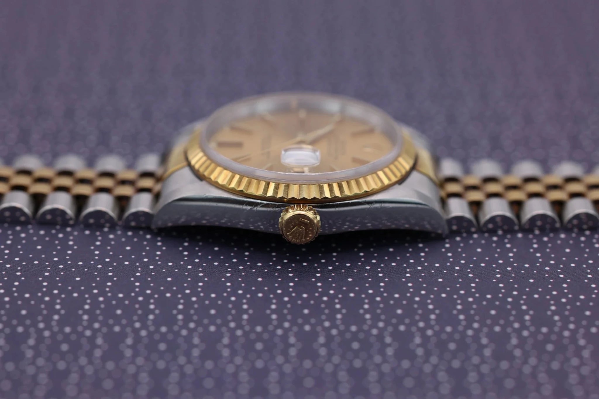 1996 Rolex Datejust Ref. 16233 | Champagne Dial | Box and Papers - Sierra Time Co