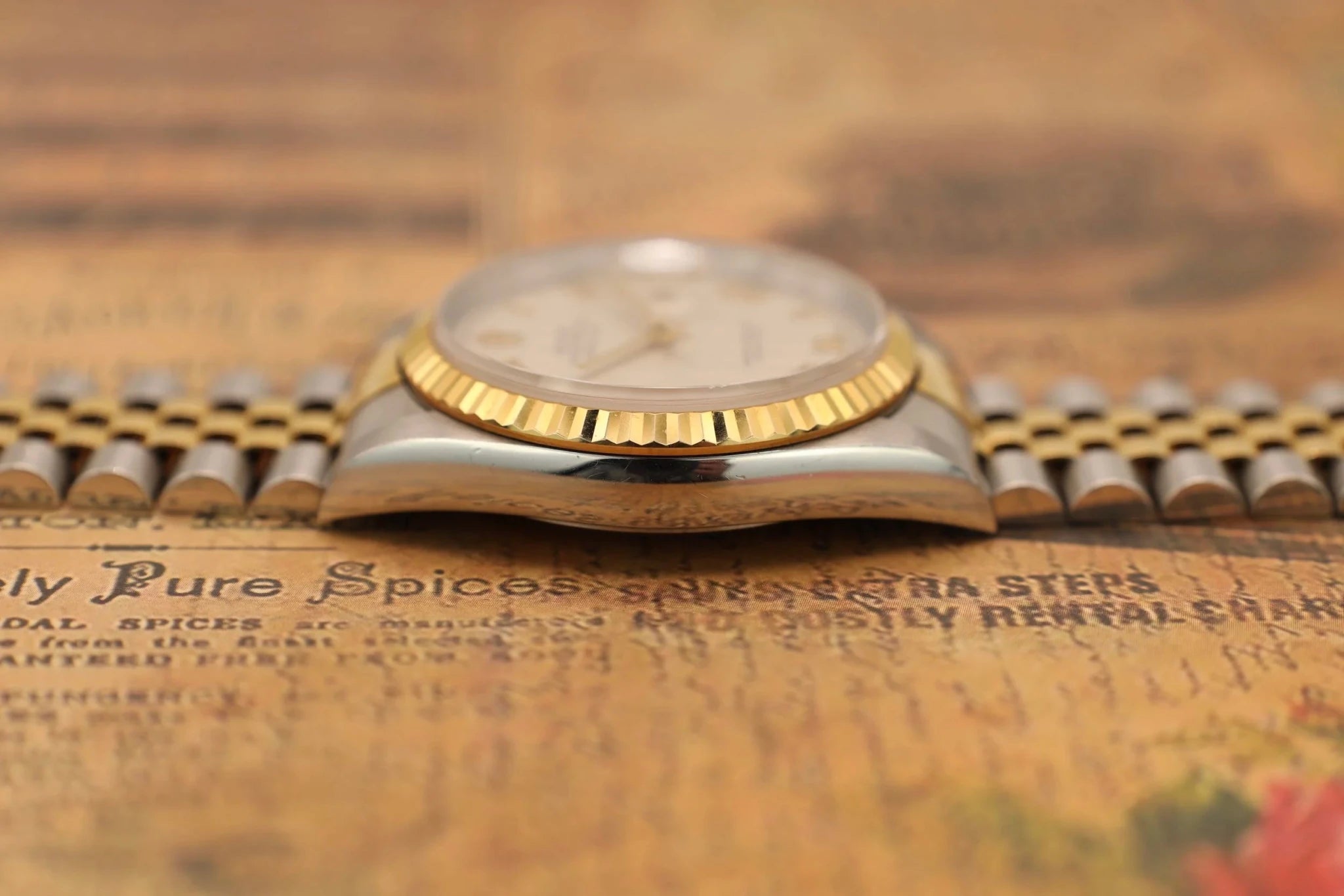 1996 Rolex Datejust Ref. 16233 | Cream Pyramid Dial - Sierra Time Co