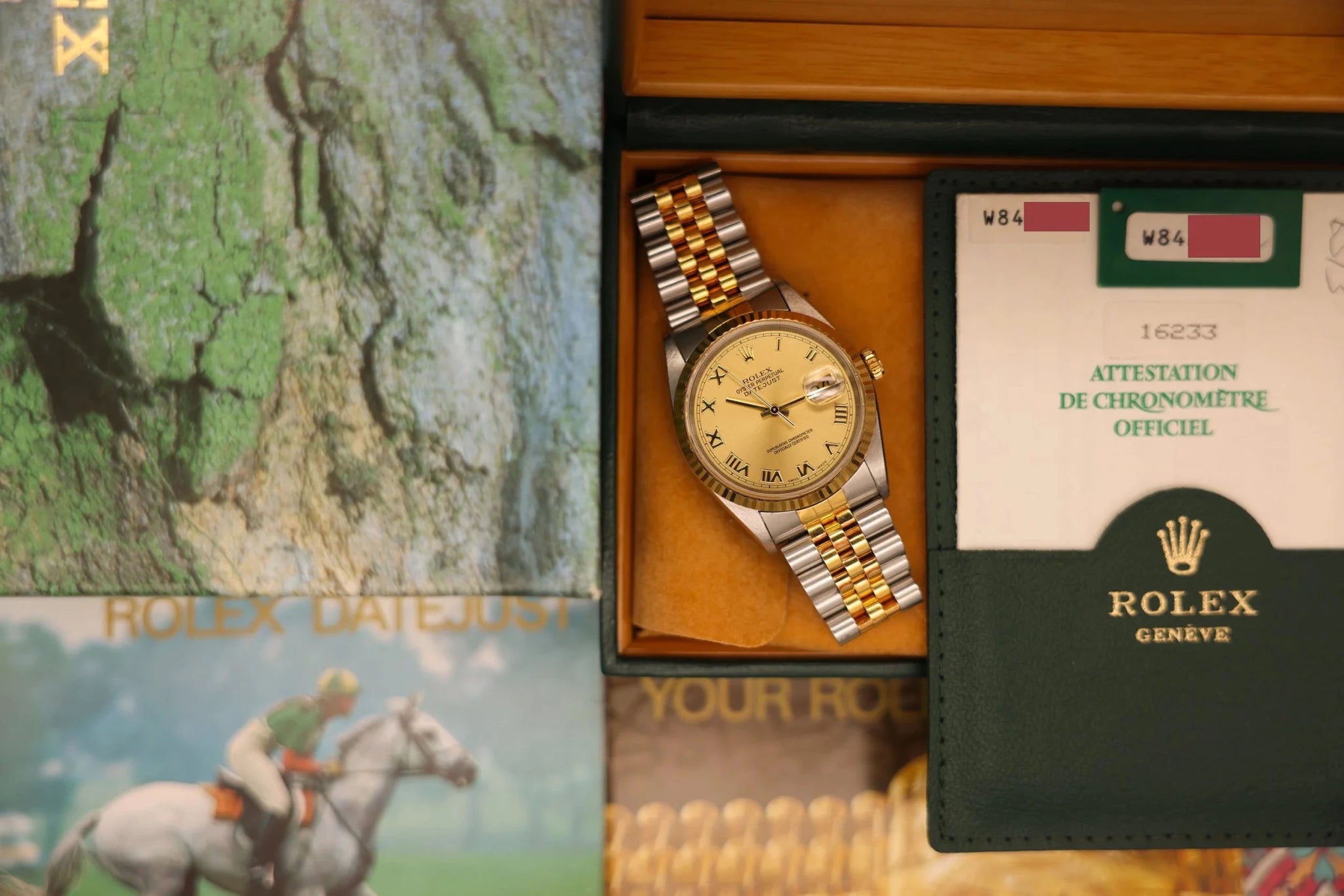 1996 Rolex Datejust Ref. 16233 | Roman Numeral Dial | Full Set - Sierra Time Co