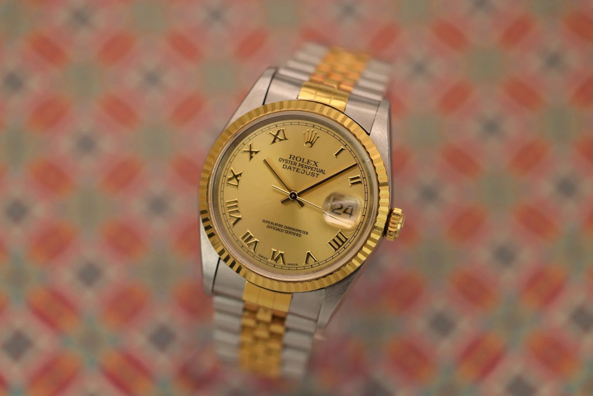 1996 Rolex Datejust Ref. 16233 | Roman Numeral Dial | Full Set - Sierra Time Co