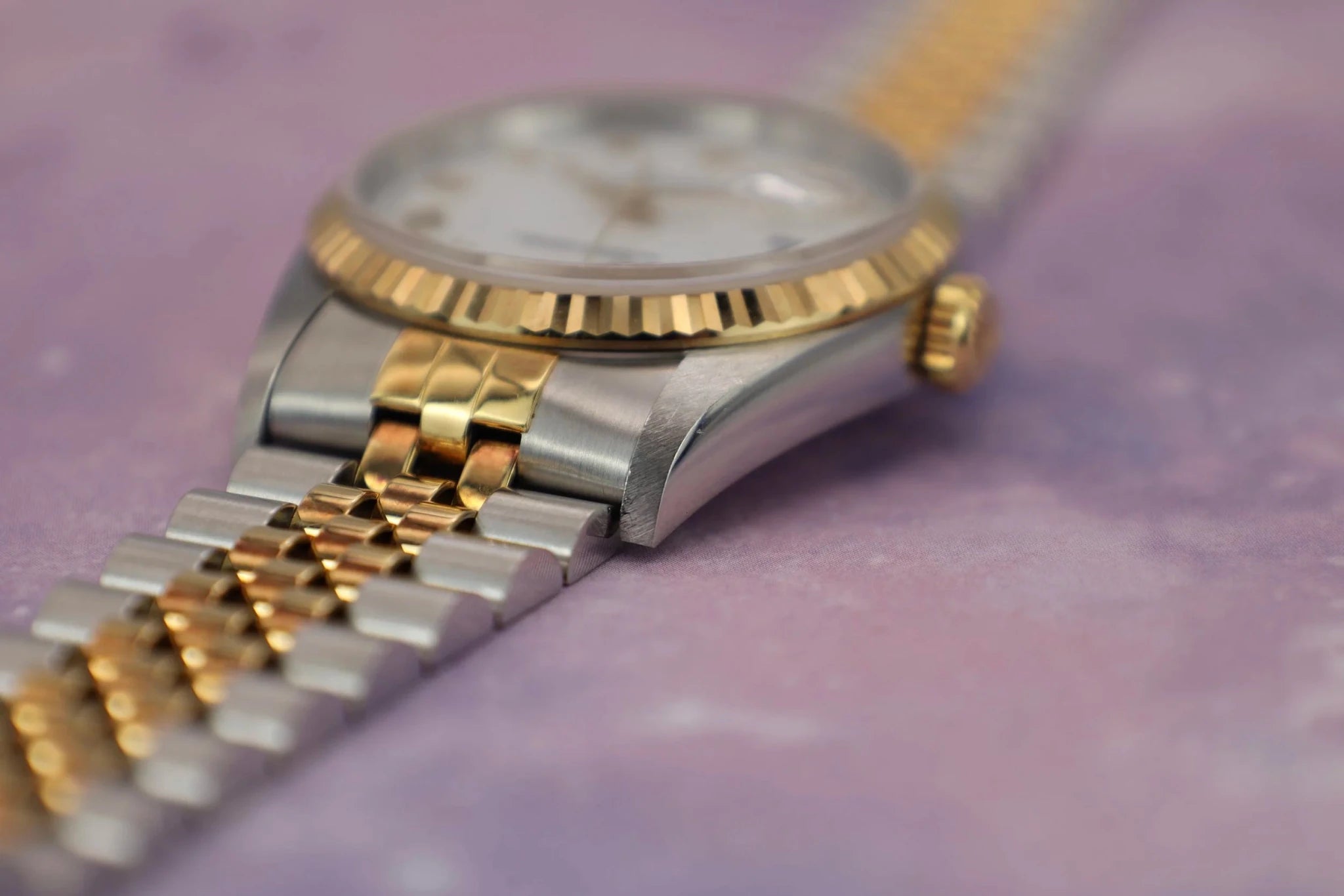 1996 Rolex Datejust Ref. 16233 | White Roman Dial - Sierra Time Co