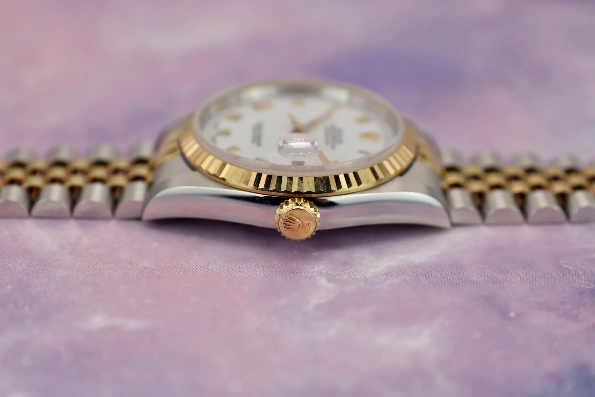 1996 Rolex Datejust Ref. 16233 | White Roman Dial - Sierra Time Co