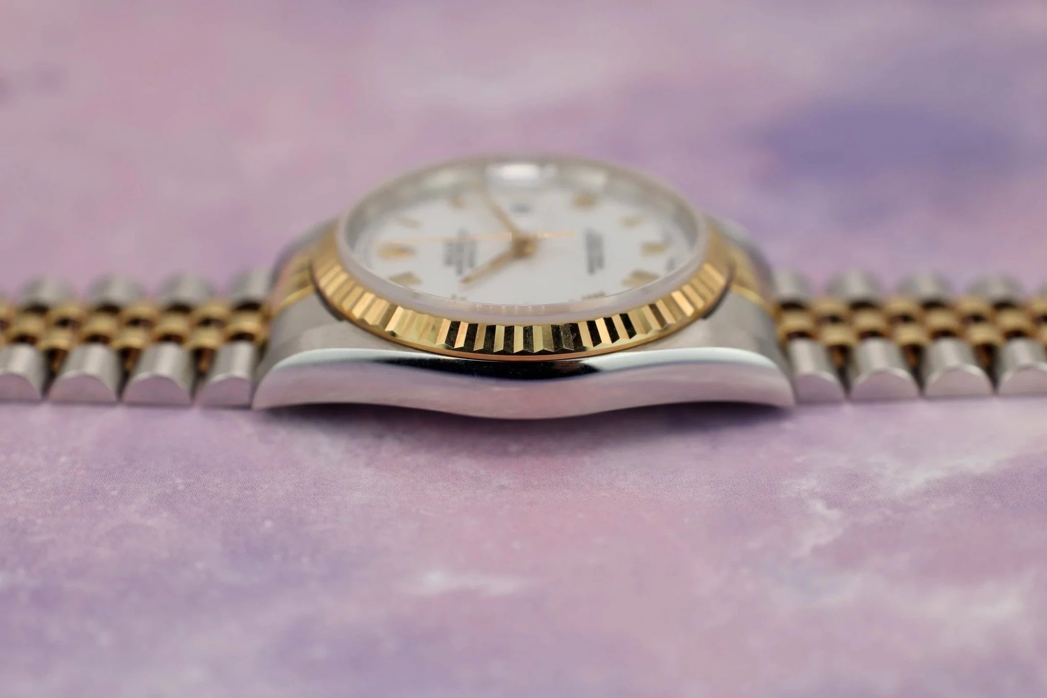 1996 Rolex Datejust Ref. 16233 | White Roman Dial - Sierra Time Co