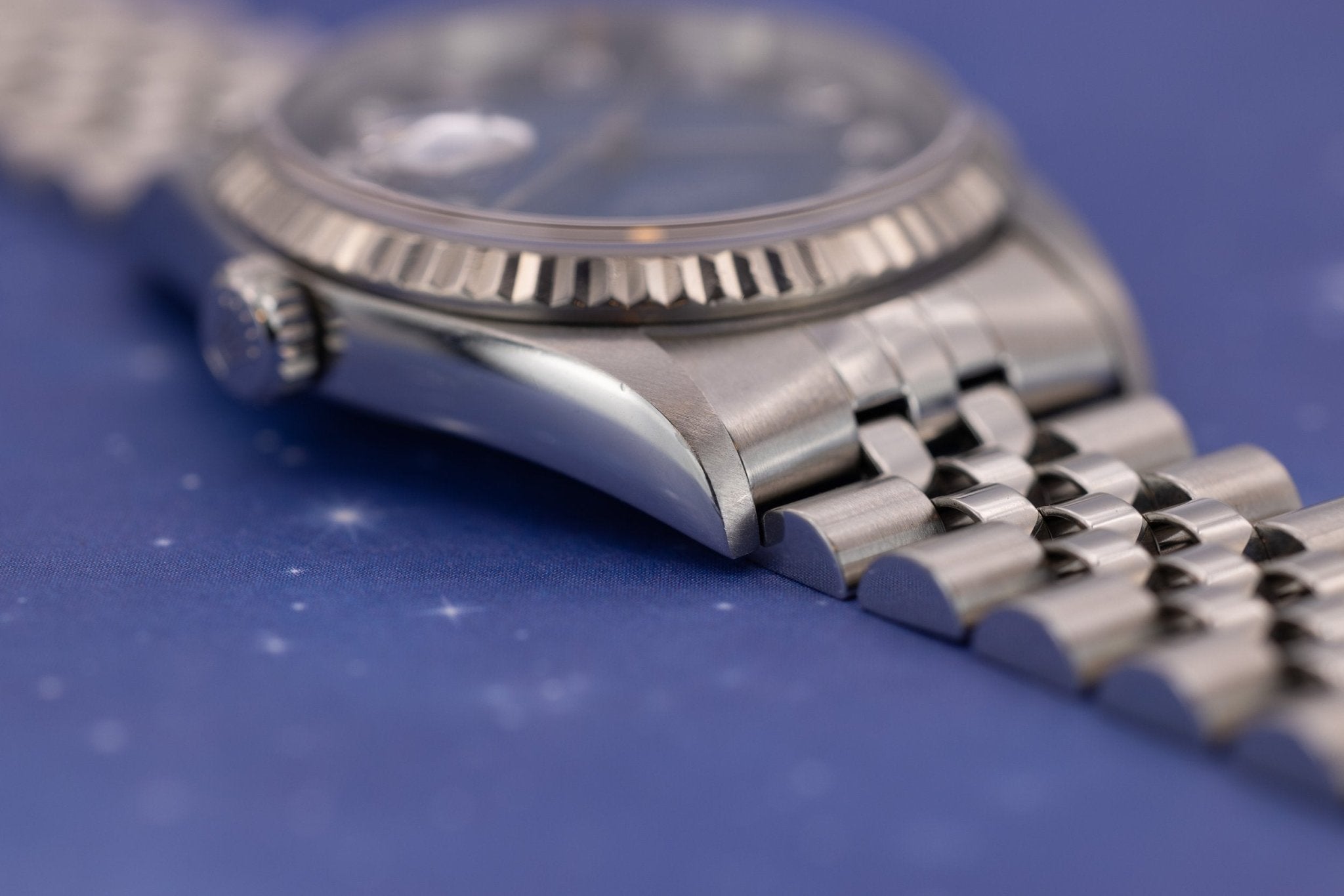 1996 Rolex Datejust Ref. 16234 | Blue Vignette Diamond Dial - Sierra Time Co