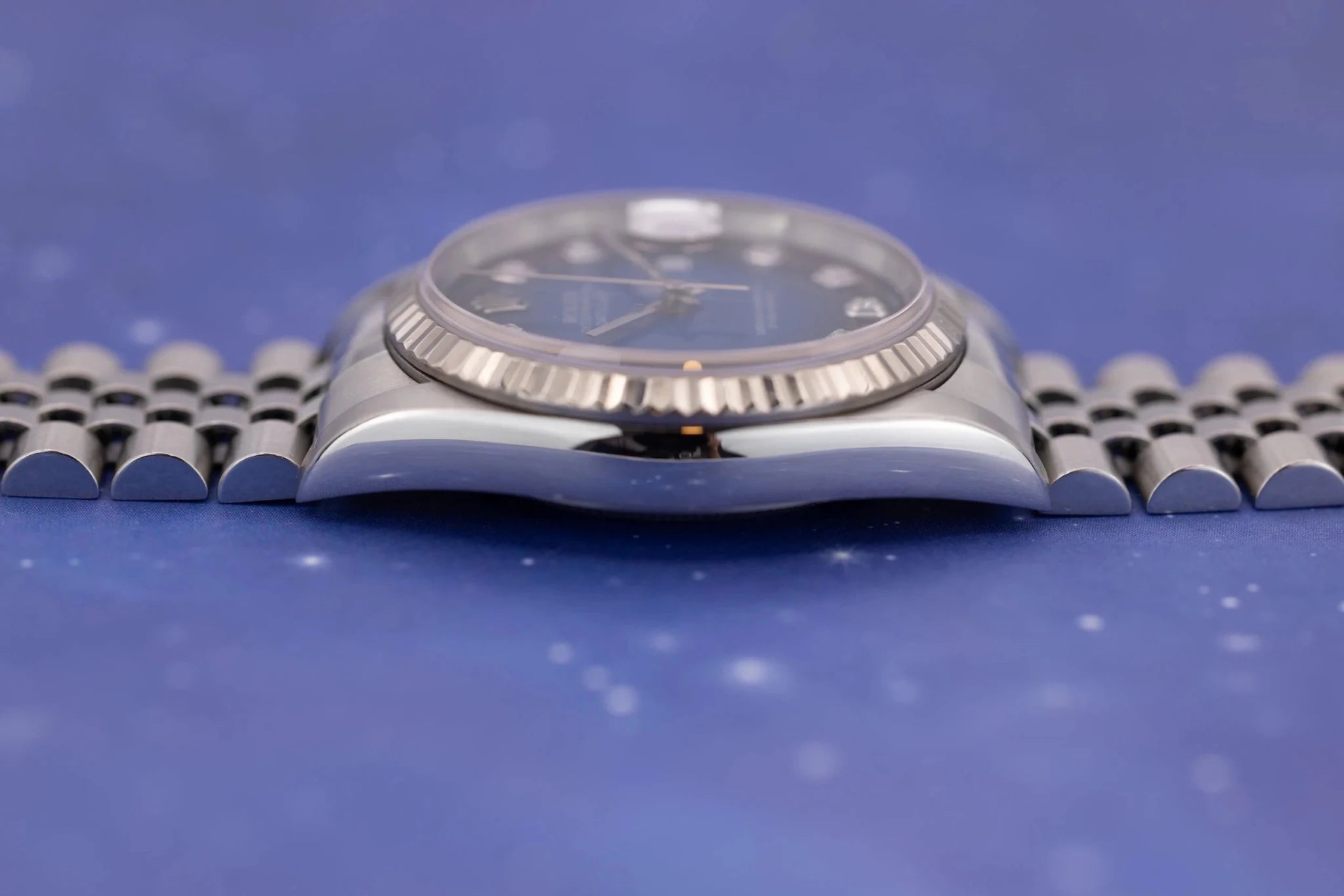 1996 Rolex Datejust Ref. 16234 | Blue Vignette Diamond Dial - Sierra Time Co
