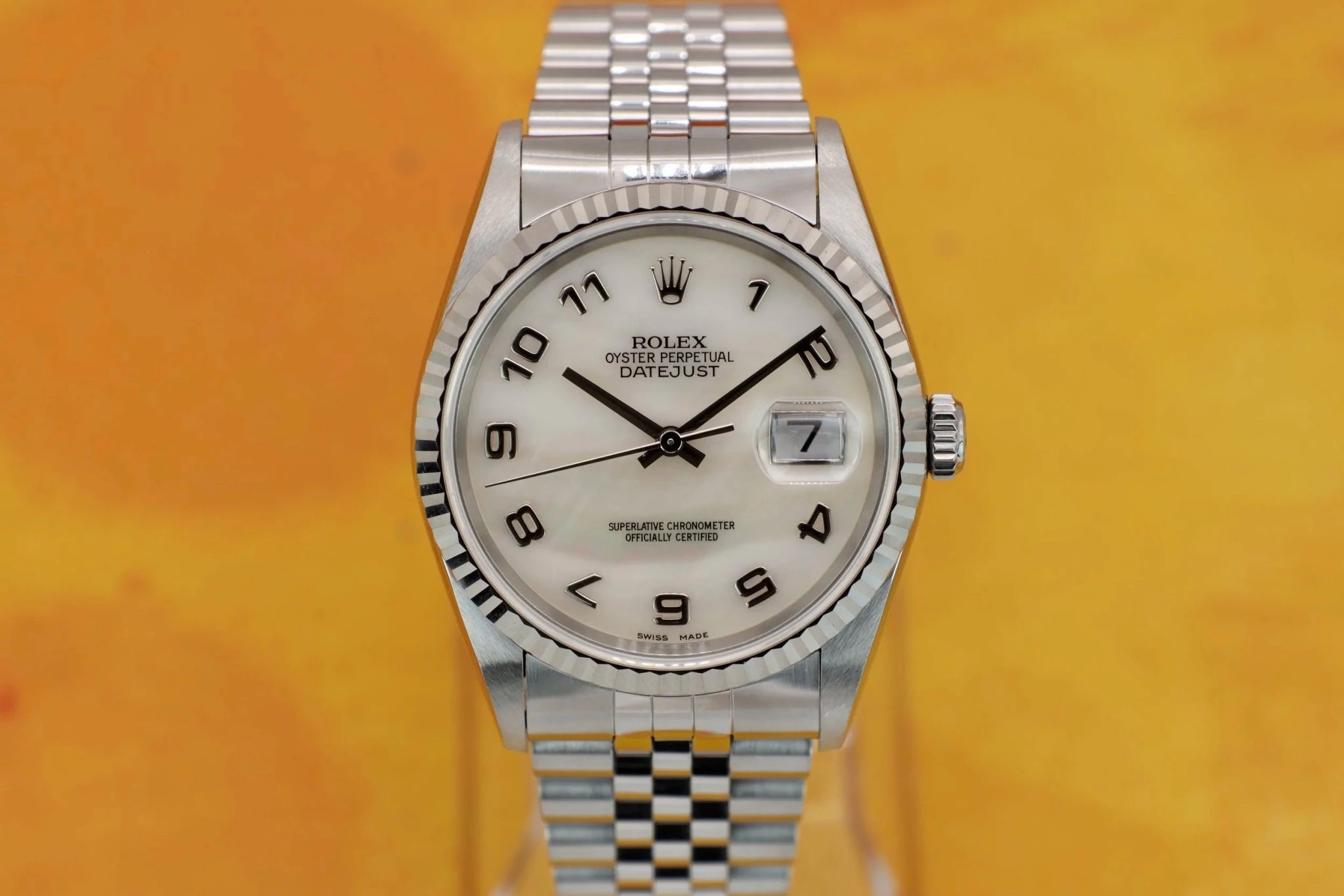 1996 Rolex Datejust Ref. 16234 | MOP Dial | Mint - Sierra Time Co