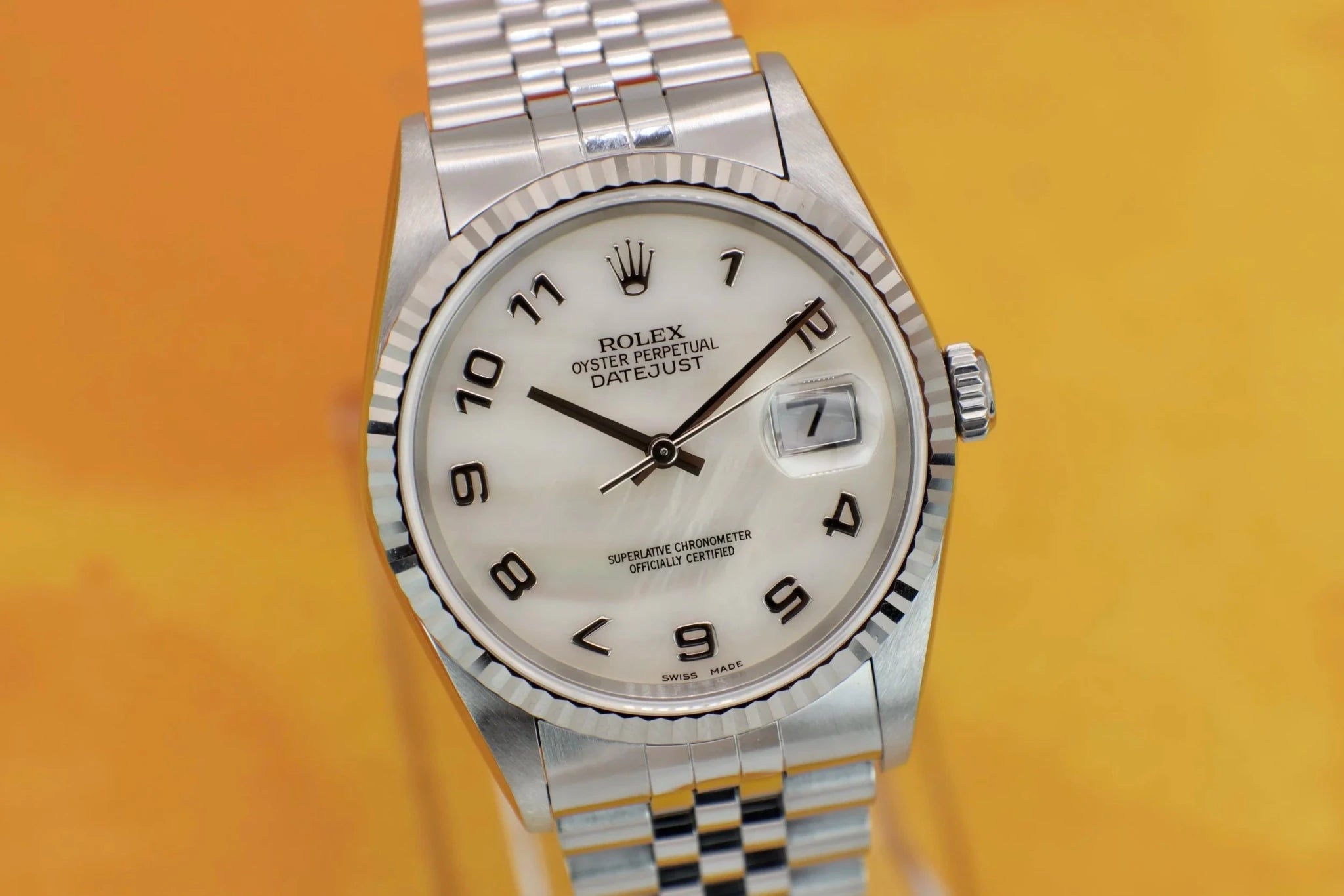 1996 Rolex Datejust Ref. 16234 | MOP Dial | Mint - Sierra Time Co