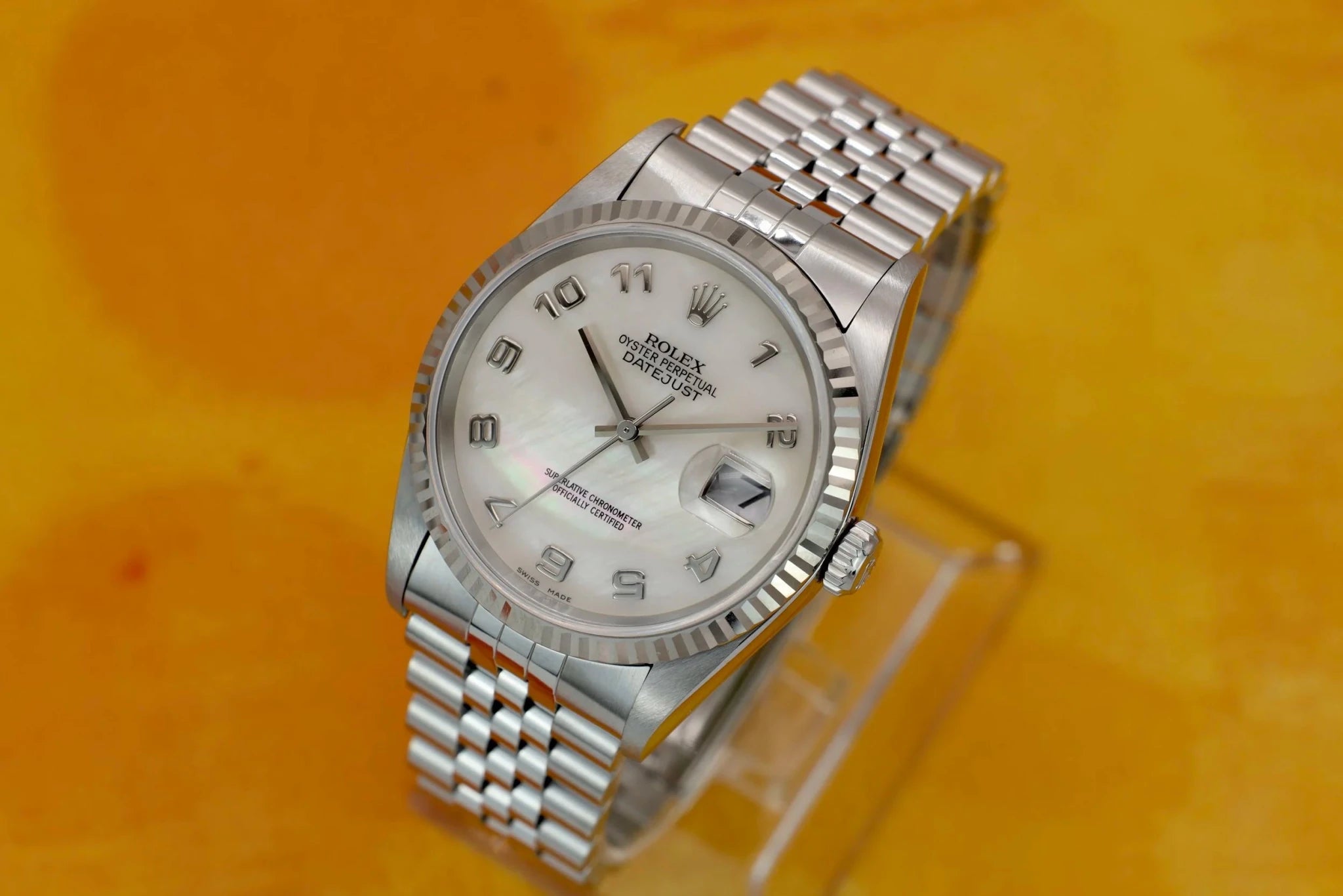 1996 Rolex Datejust Ref. 16234 | MOP Dial | Mint - Sierra Time Co