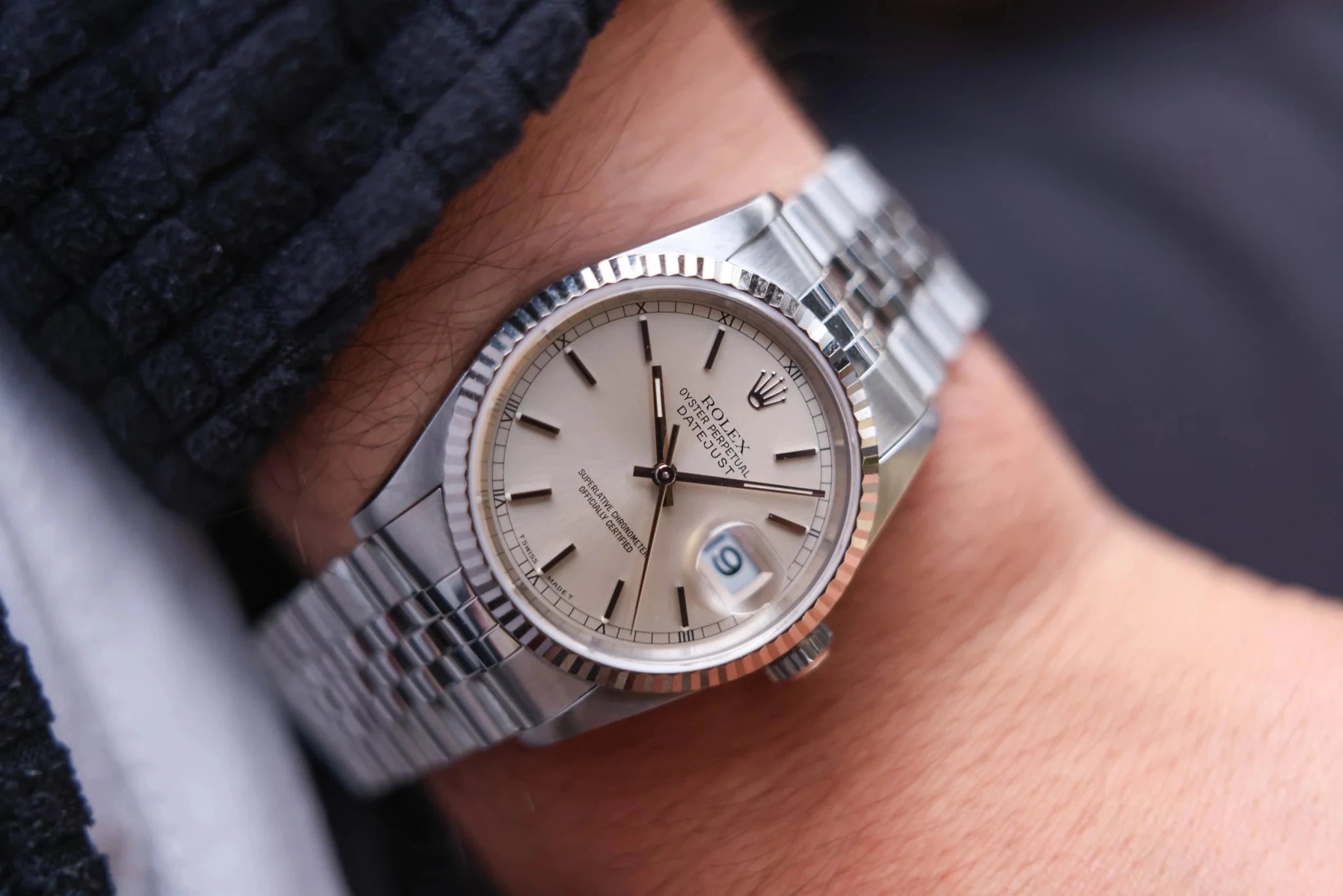 1996 Rolex Datejust Ref. 16234 | Silver Dial | 2022 RSC Card - Sierra Time Co