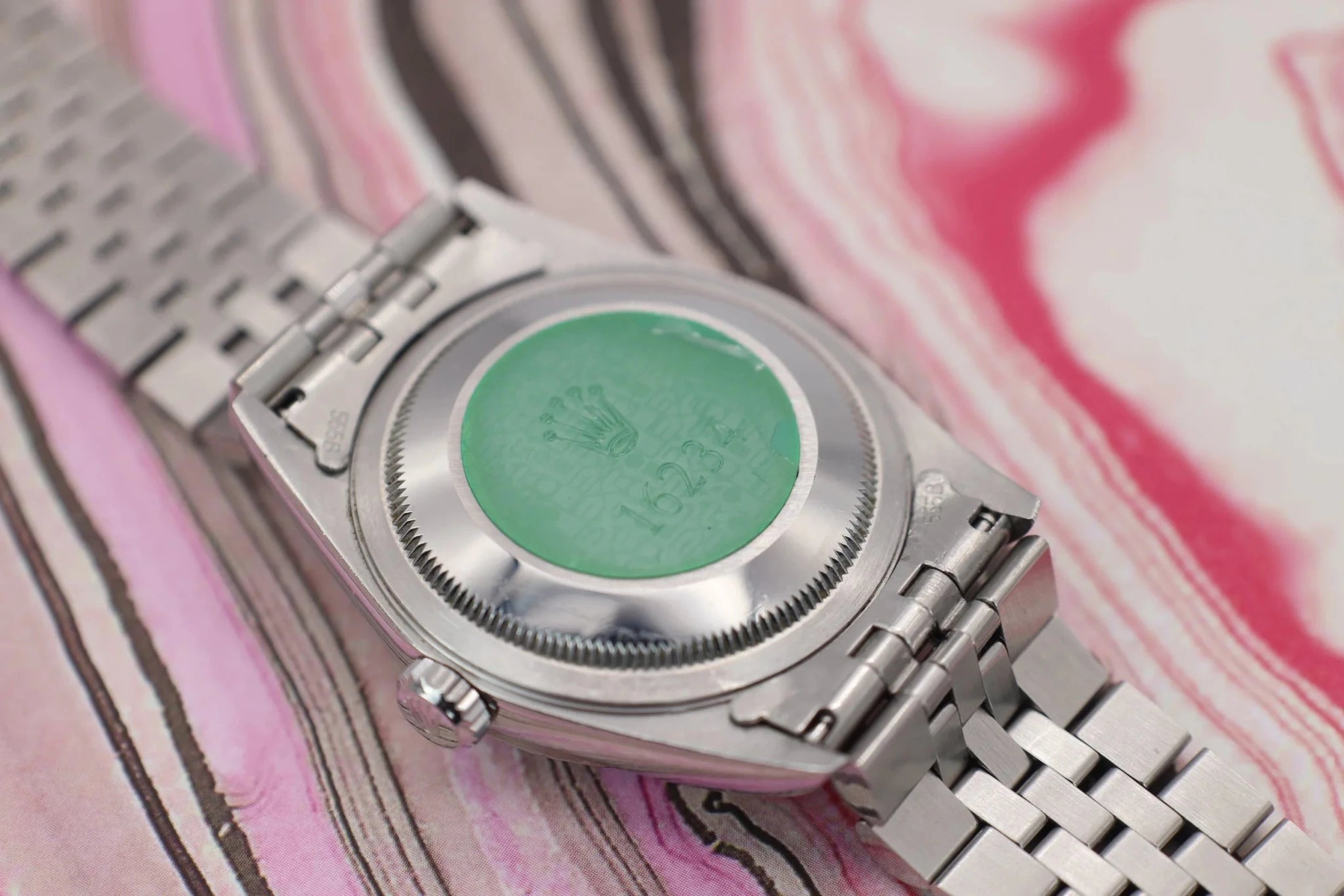 1996 Rolex Datejust Ref. 16234 | White Roman Dial | Box and Papers - Sierra Time Co