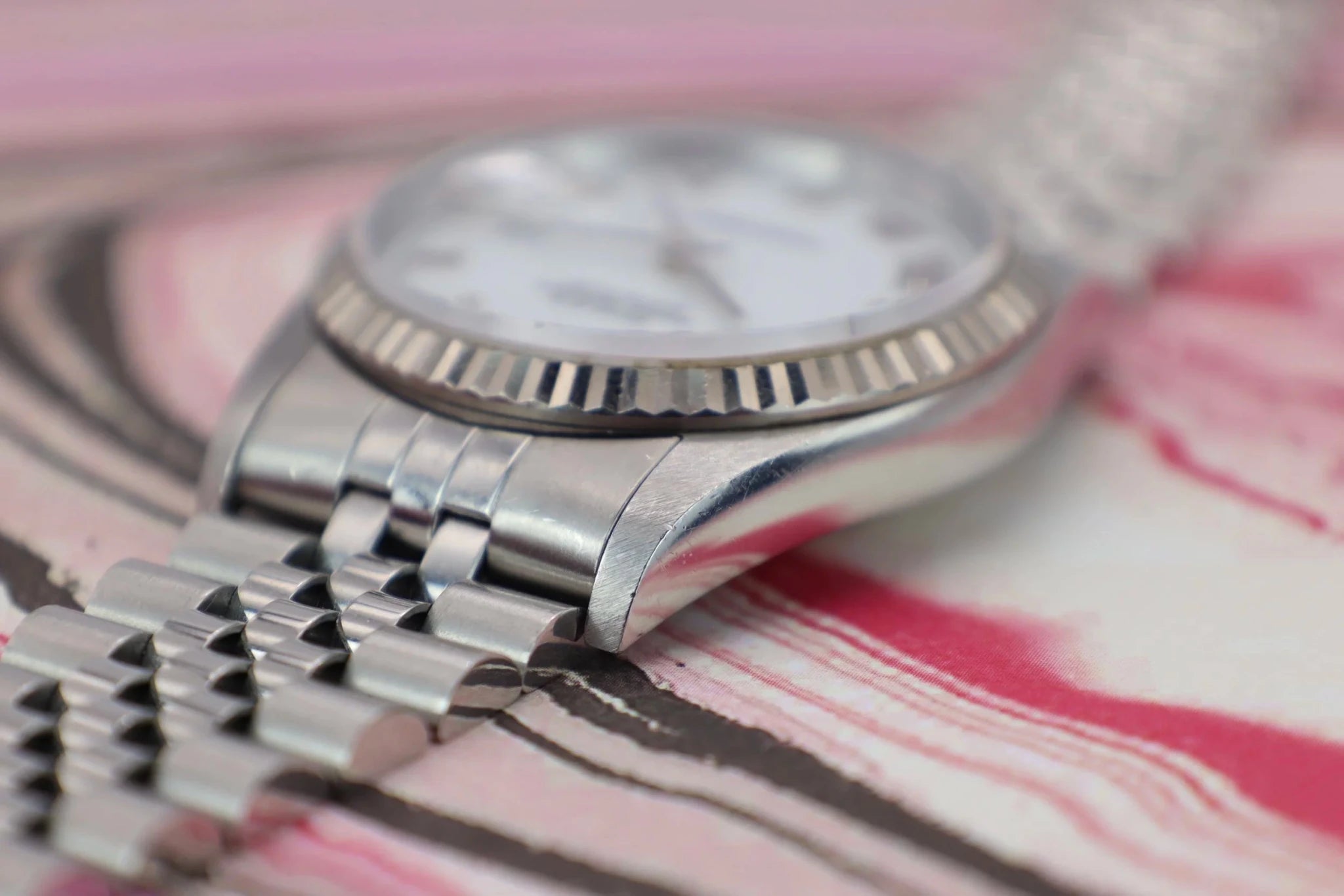 1996 Rolex Datejust Ref. 16234 | White Roman Dial | Box and Papers - Sierra Time Co