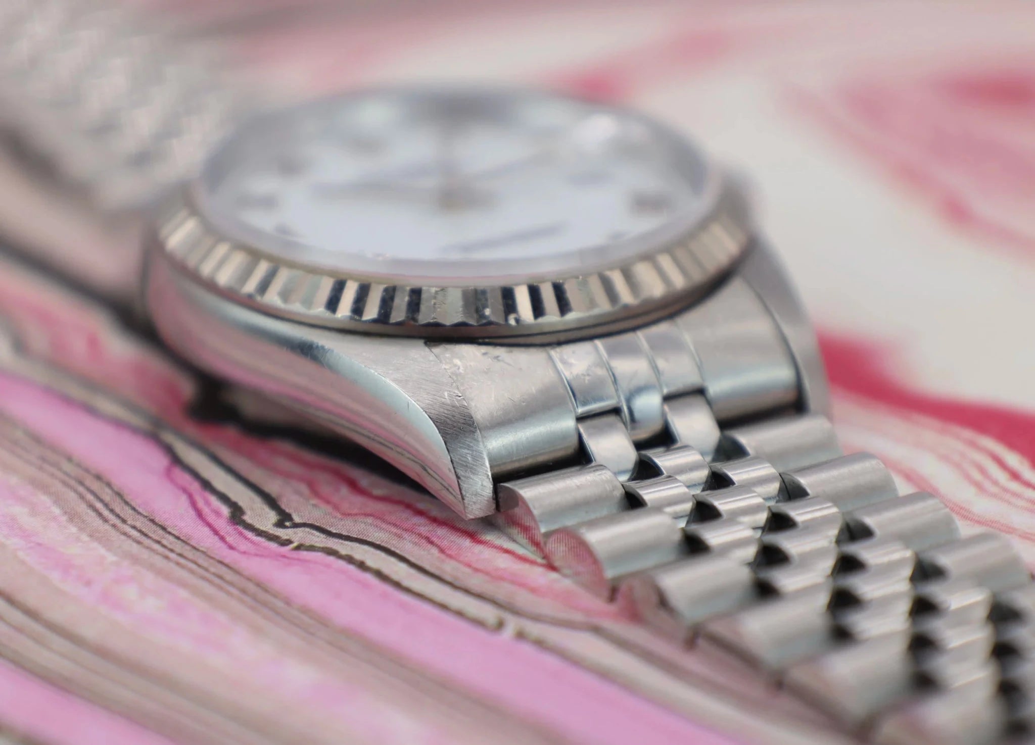 1996 Rolex Datejust Ref. 16234 | White Roman Dial | Box and Papers - Sierra Time Co