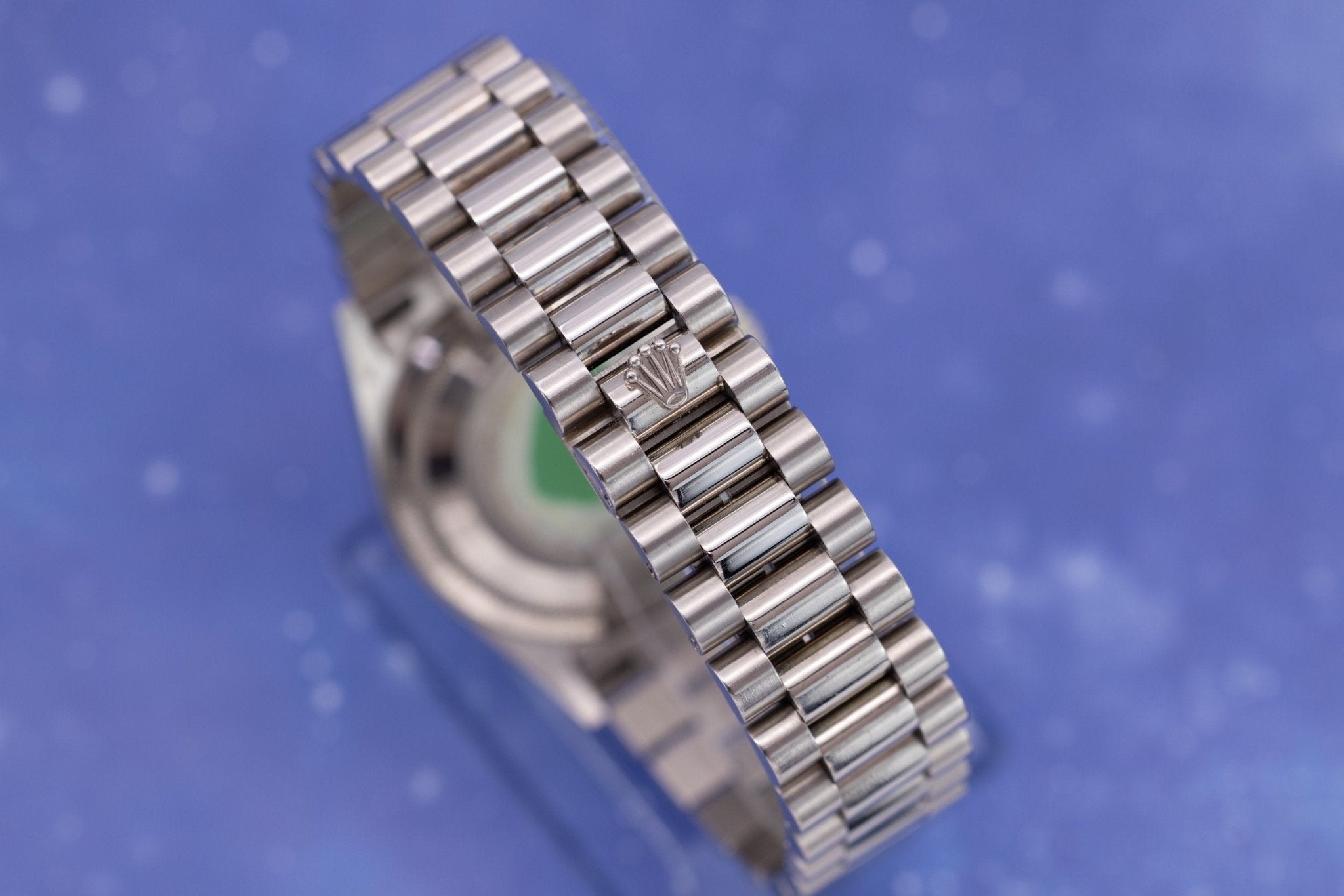 1996 Rolex Day-Date Ref. 18239 | Silver Dial | Box and Papers - Sierra Time Co