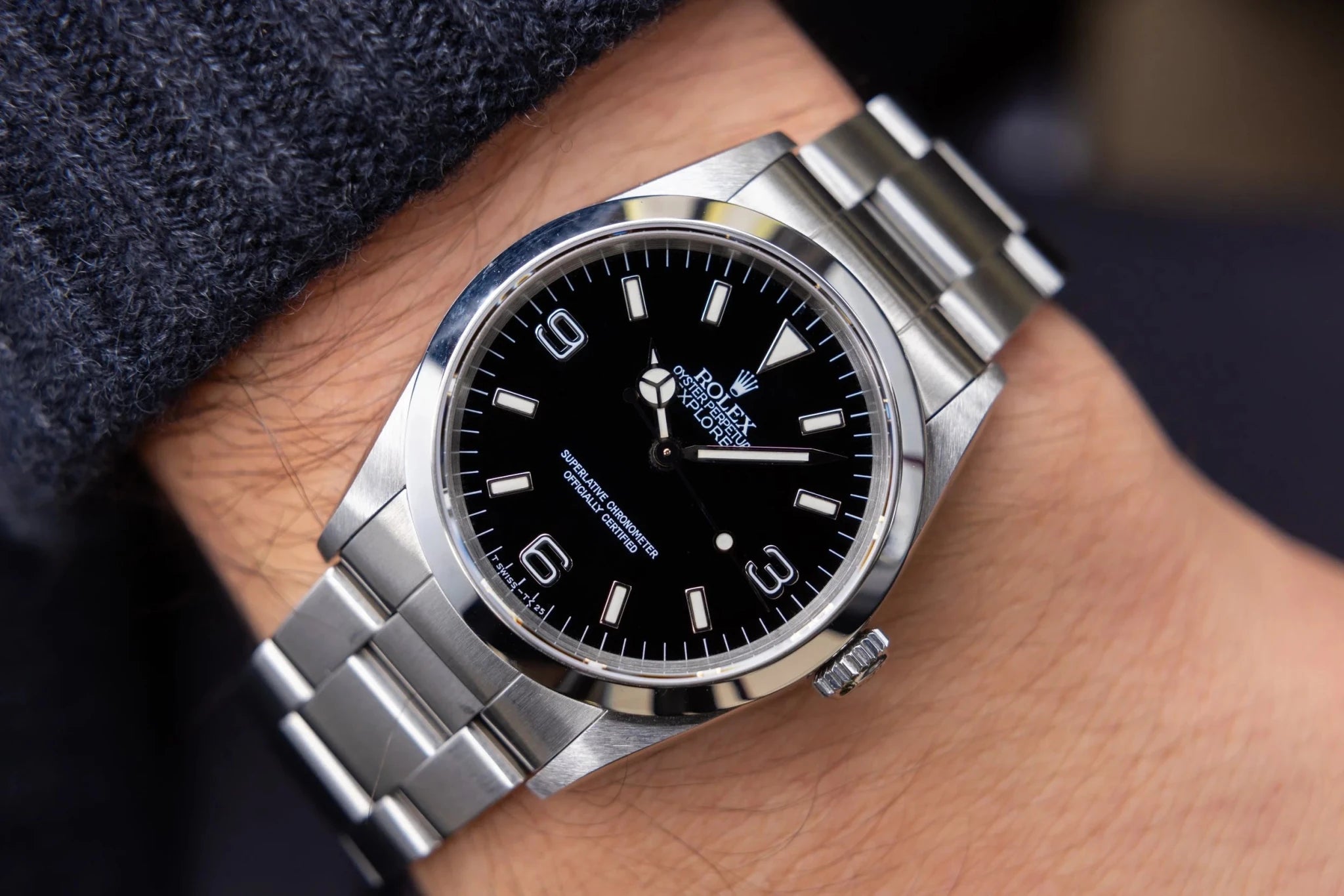 1996 Rolex Explorer I Ref. 14270 | Creamy Tritium Dial - Sierra Time Co
