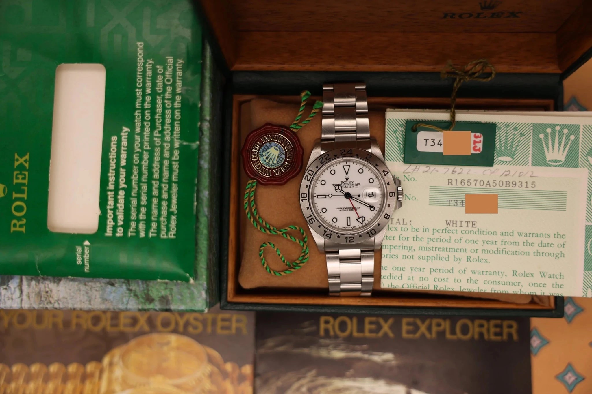 1996 Rolex Explorer II Polar Ref. 16570 | Full Set - Sierra Time Co