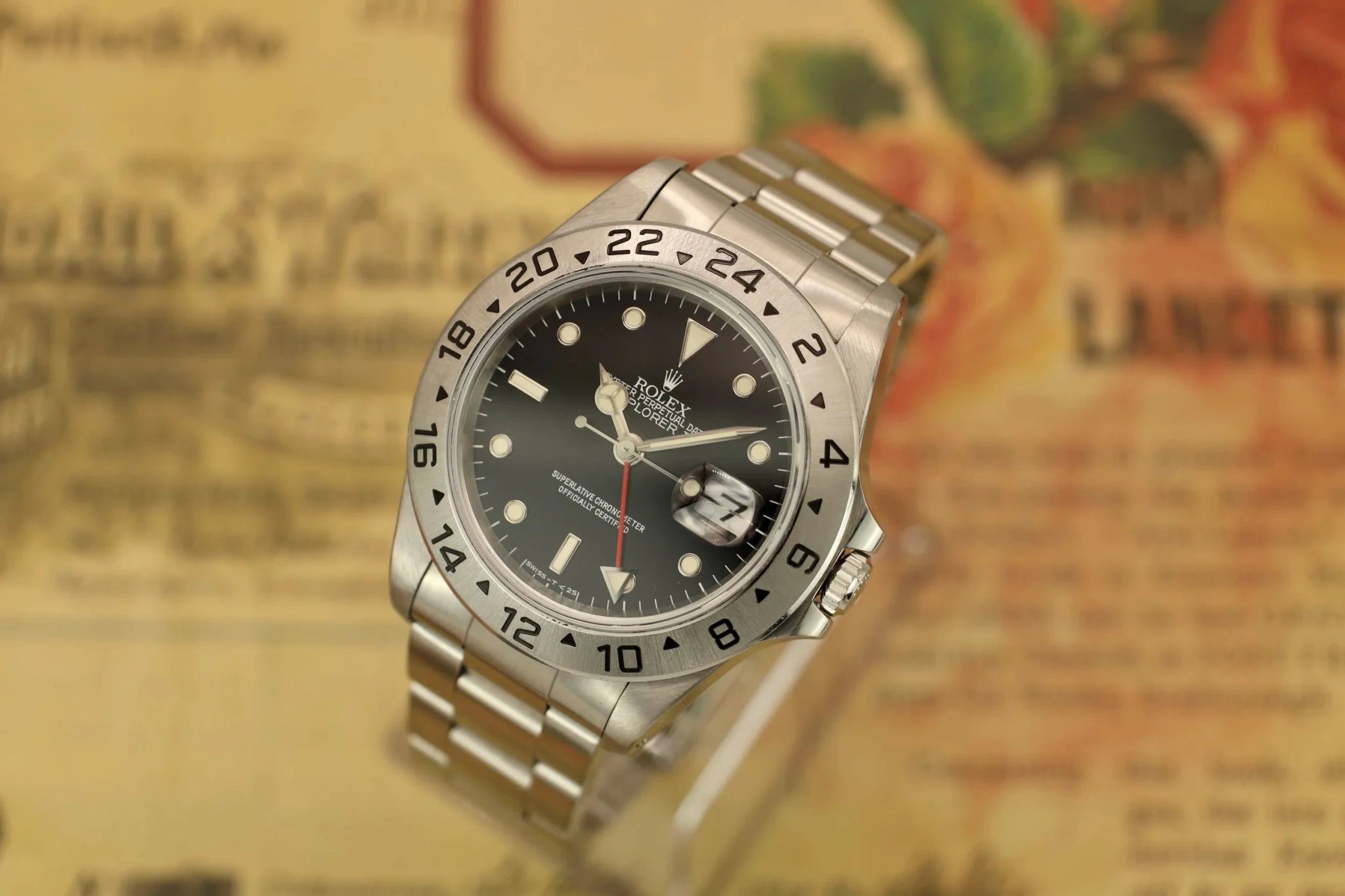 1996 Rolex Explorer II Ref. 16570 | Creamy Tritium - Sierra Time Co