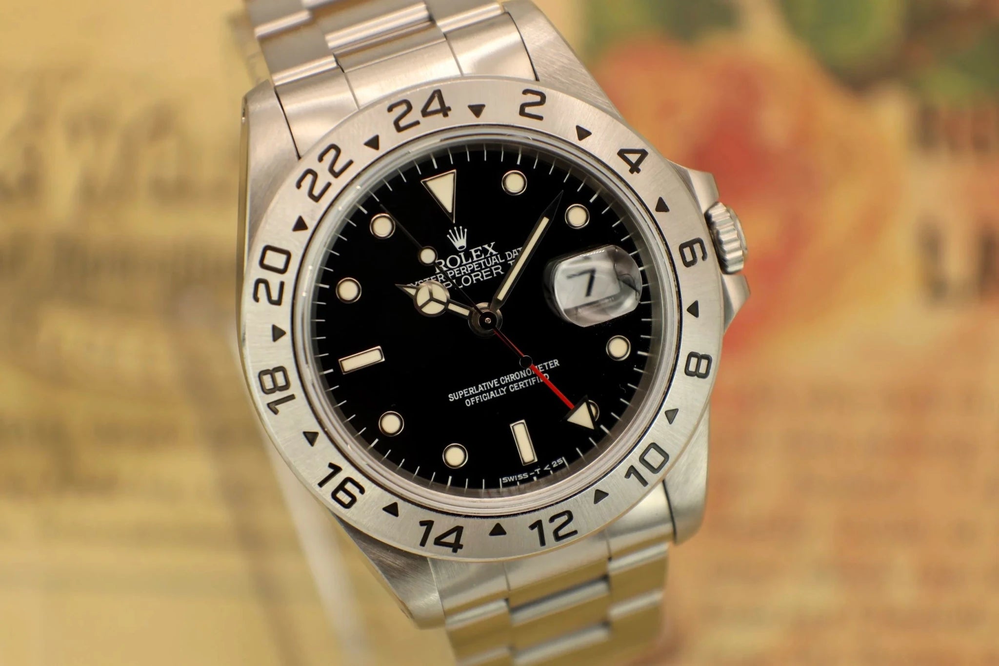 1996 Rolex Explorer II Ref. 16570 | Creamy Tritium - Sierra Time Co