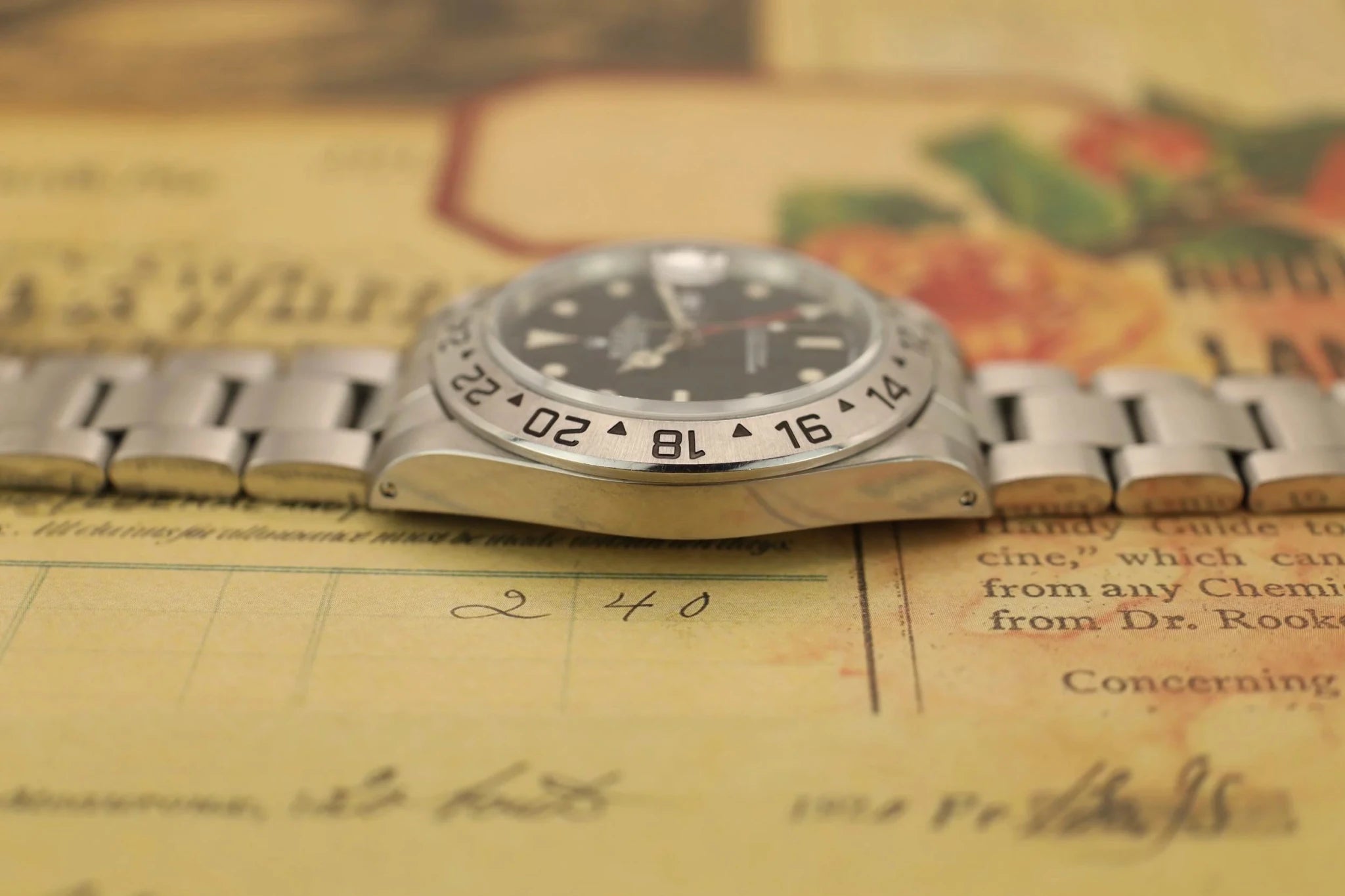 1996 Rolex Explorer II Ref. 16570 | Creamy Tritium - Sierra Time Co