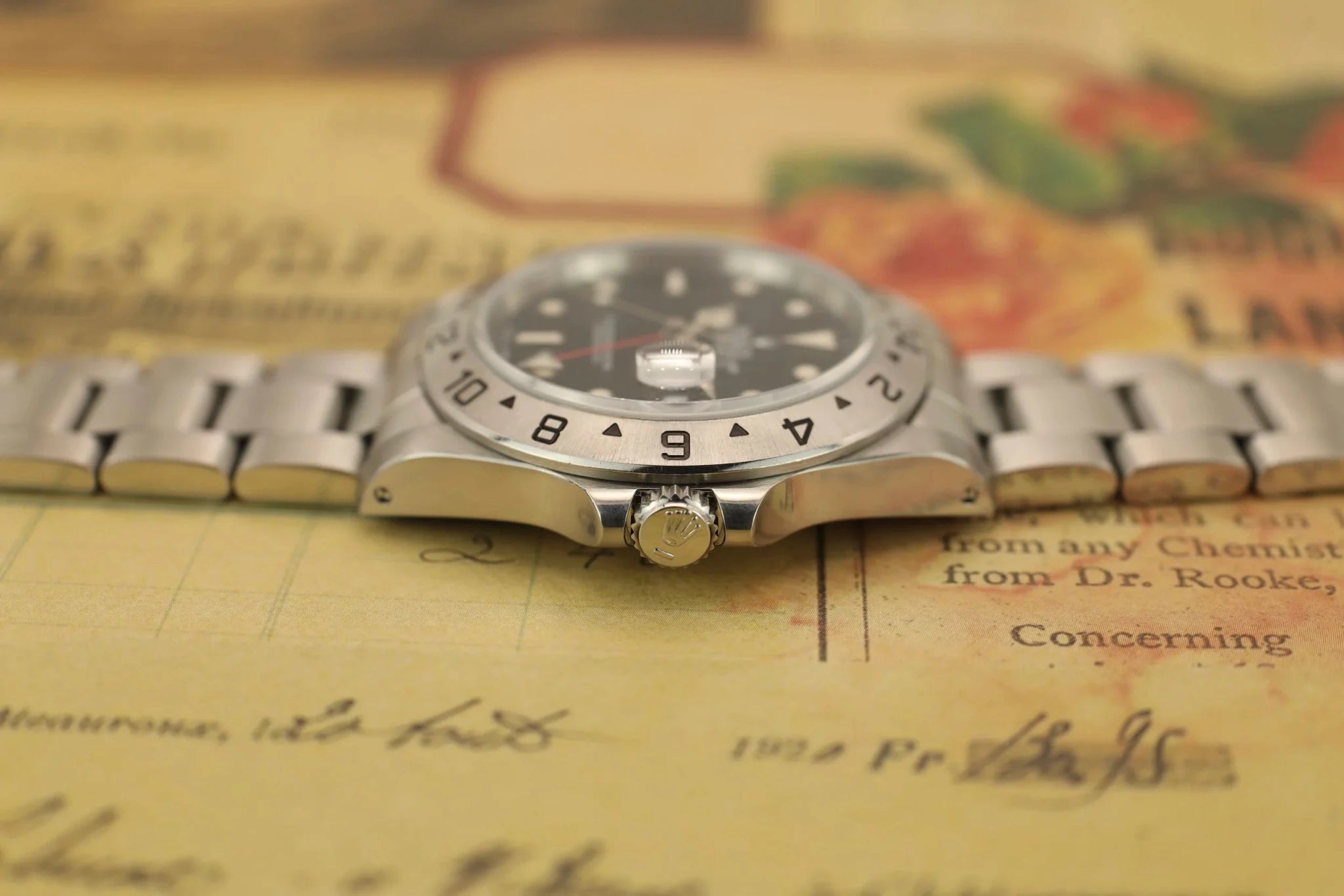 1996 Rolex Explorer II Ref. 16570 | Creamy Tritium - Sierra Time Co