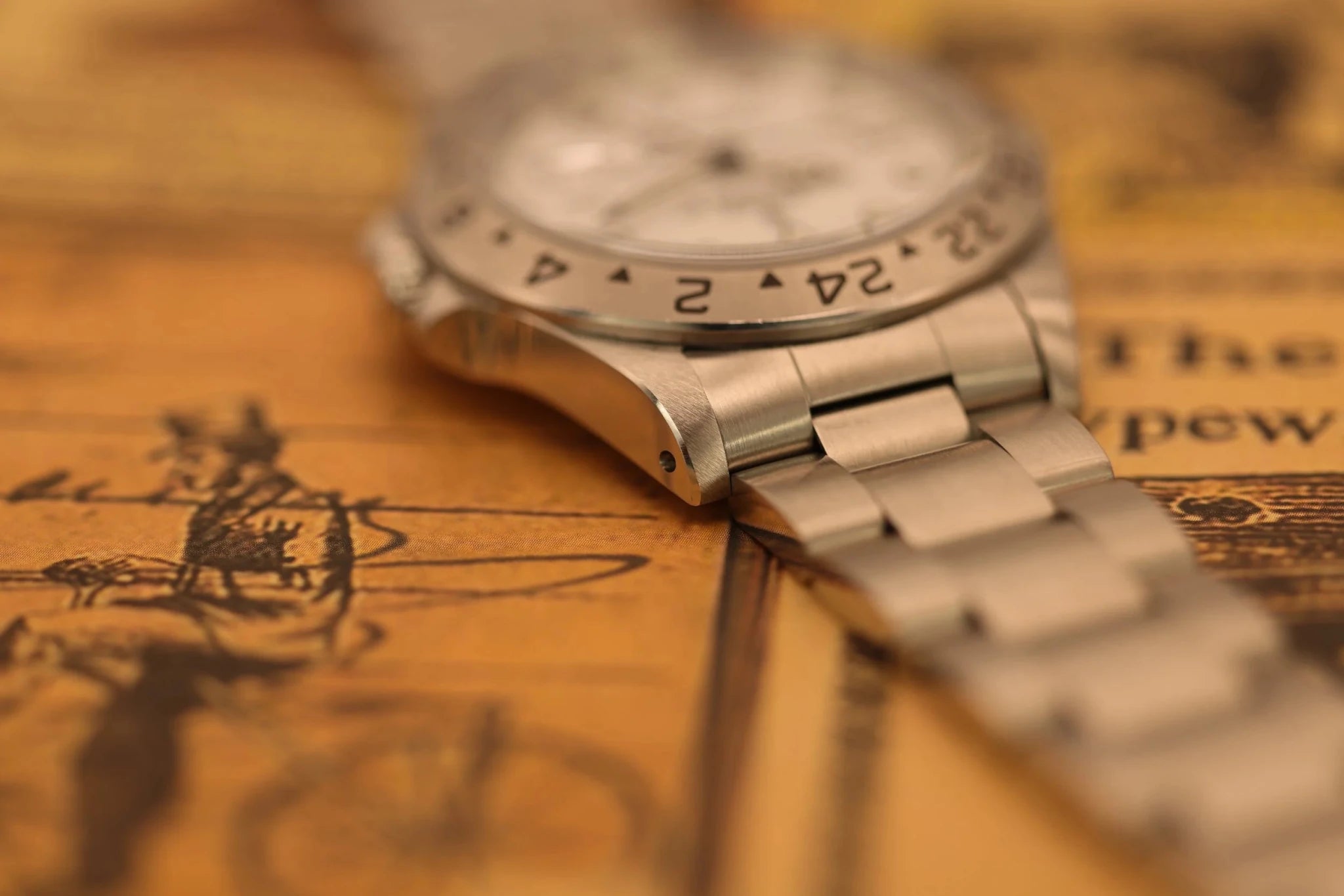 1996 Rolex Explorer II Ref. 16570 Polar | Creamy Patina - Sierra Time Co