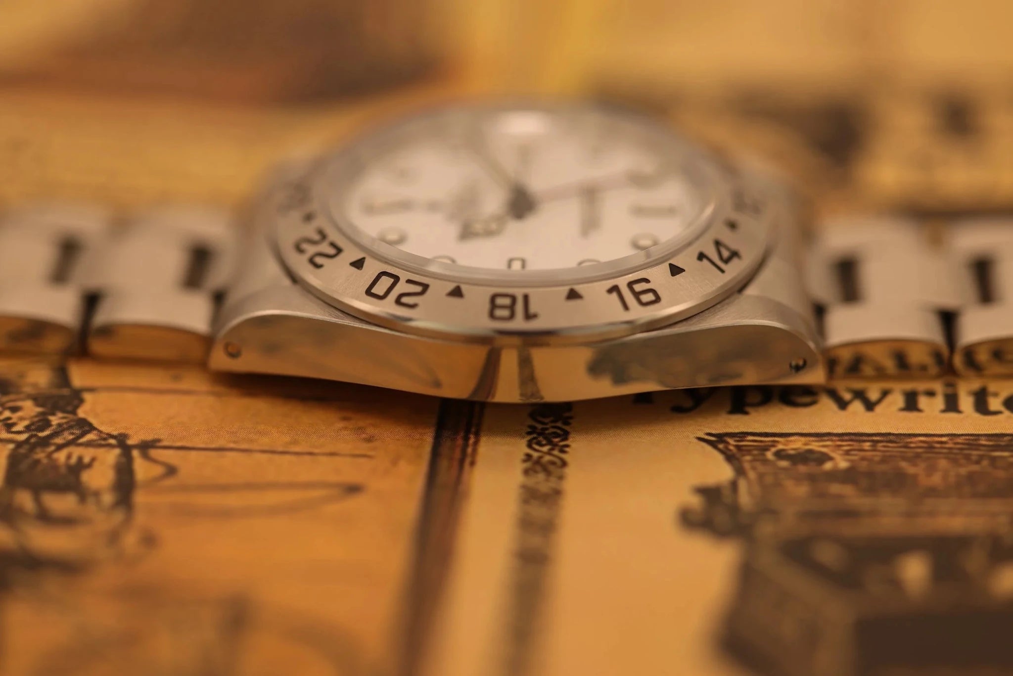 1996 Rolex Explorer II Ref. 16570 Polar | Creamy Patina - Sierra Time Co