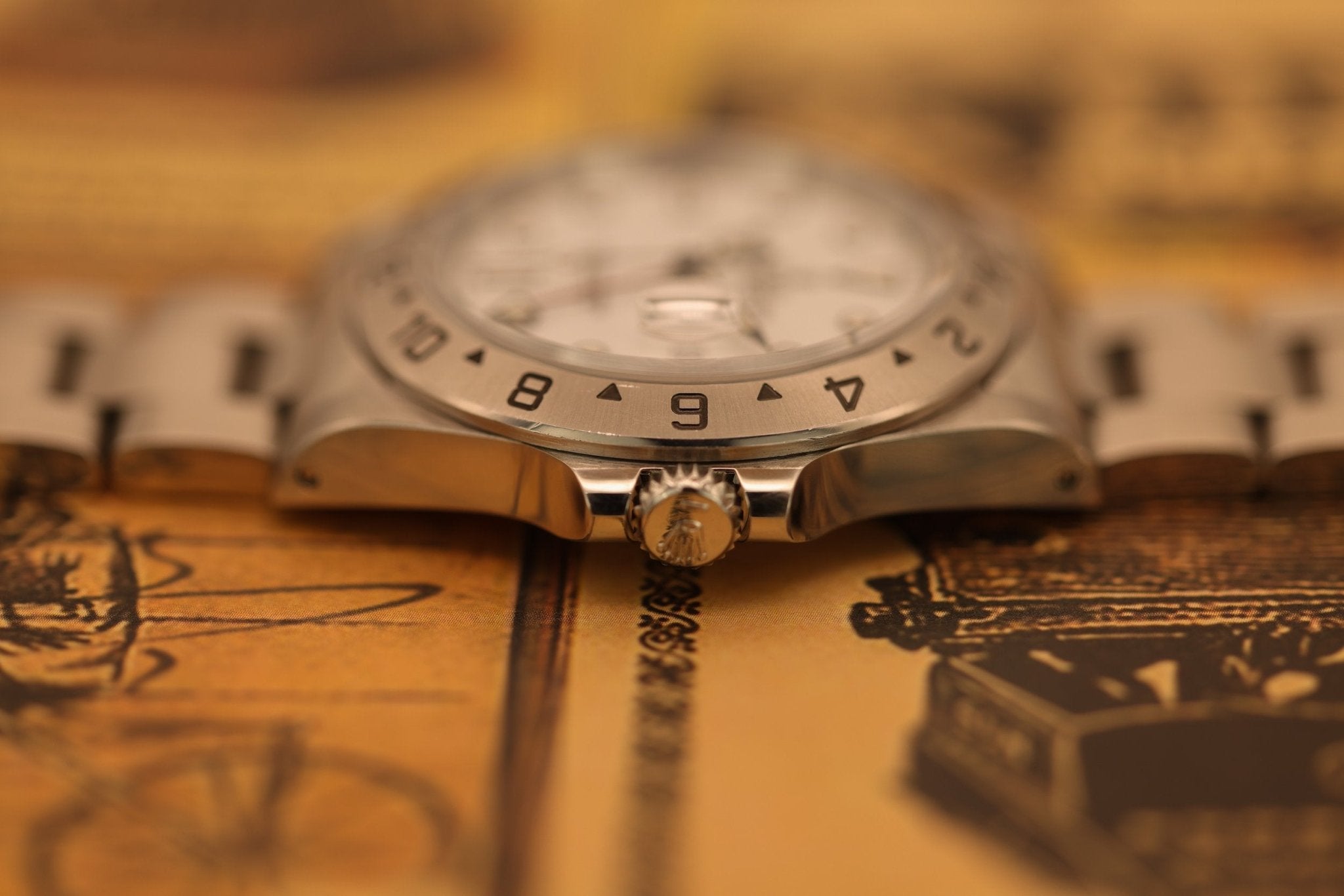 1996 Rolex Explorer II Ref. 16570 Polar | Creamy Patina - Sierra Time Co